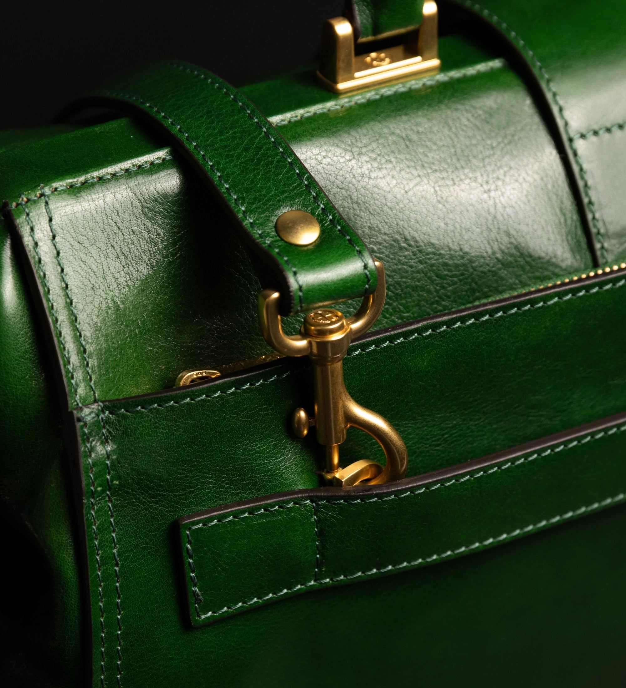 Stor doktorväska i läder för dam - Mrs Dalloway