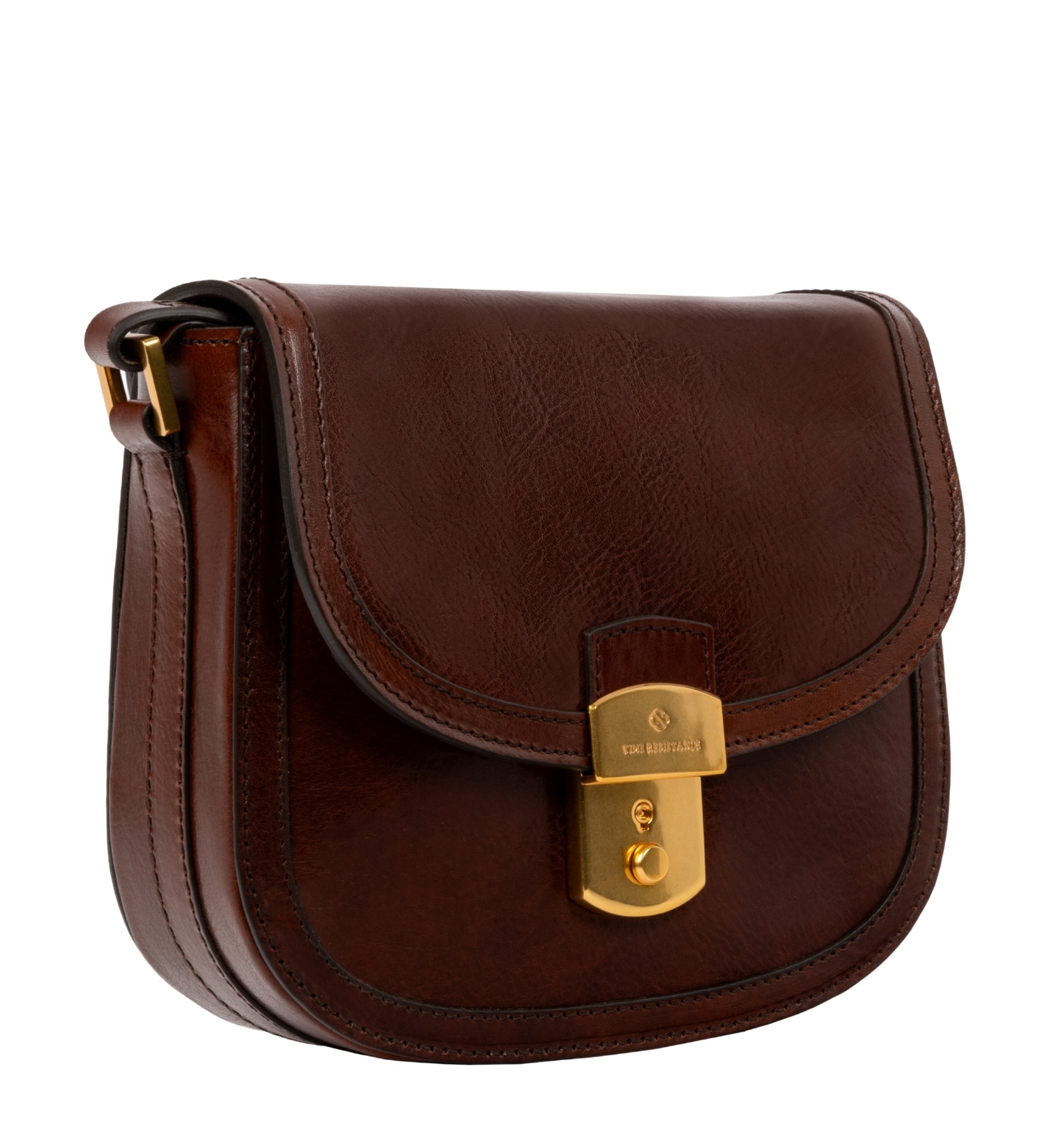 Saddle bag i läder för dam - Secrets