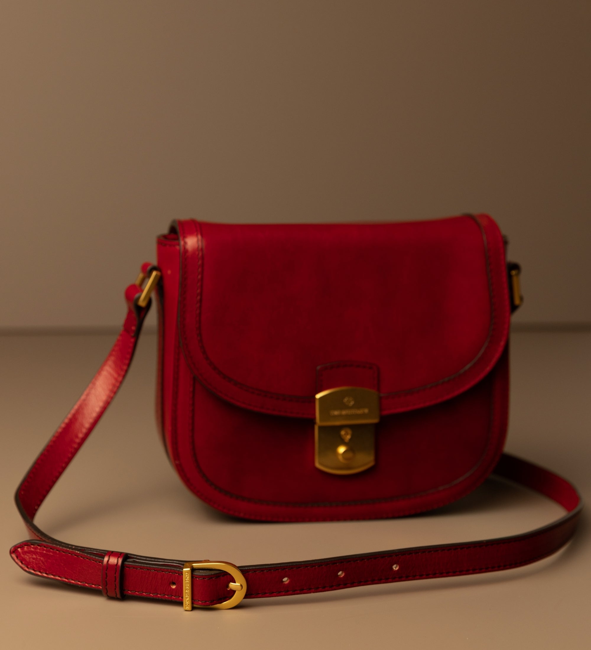 Saddle bag i läder för dam - Secrets