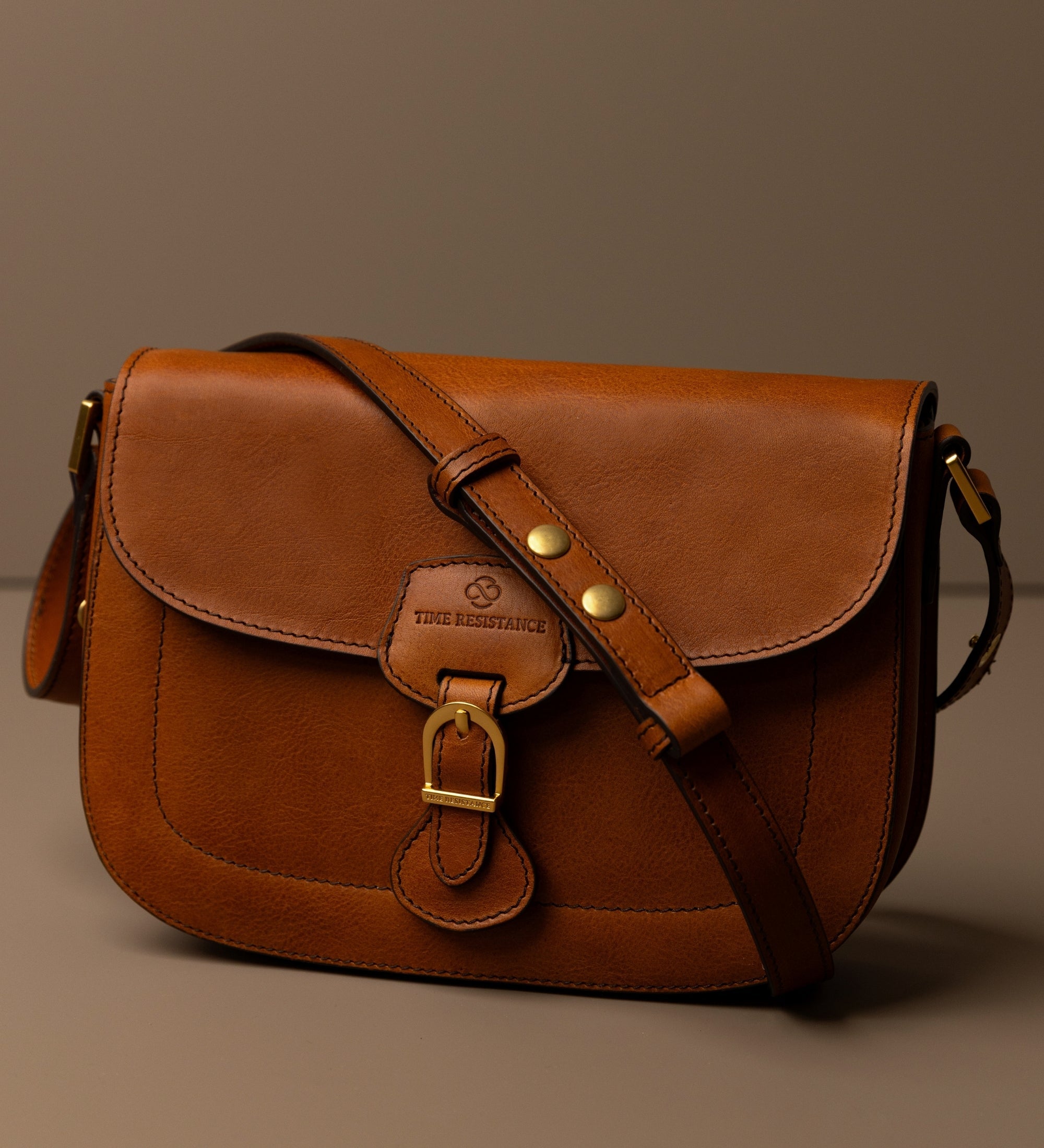 Saddle bag i läder för dam - Romola