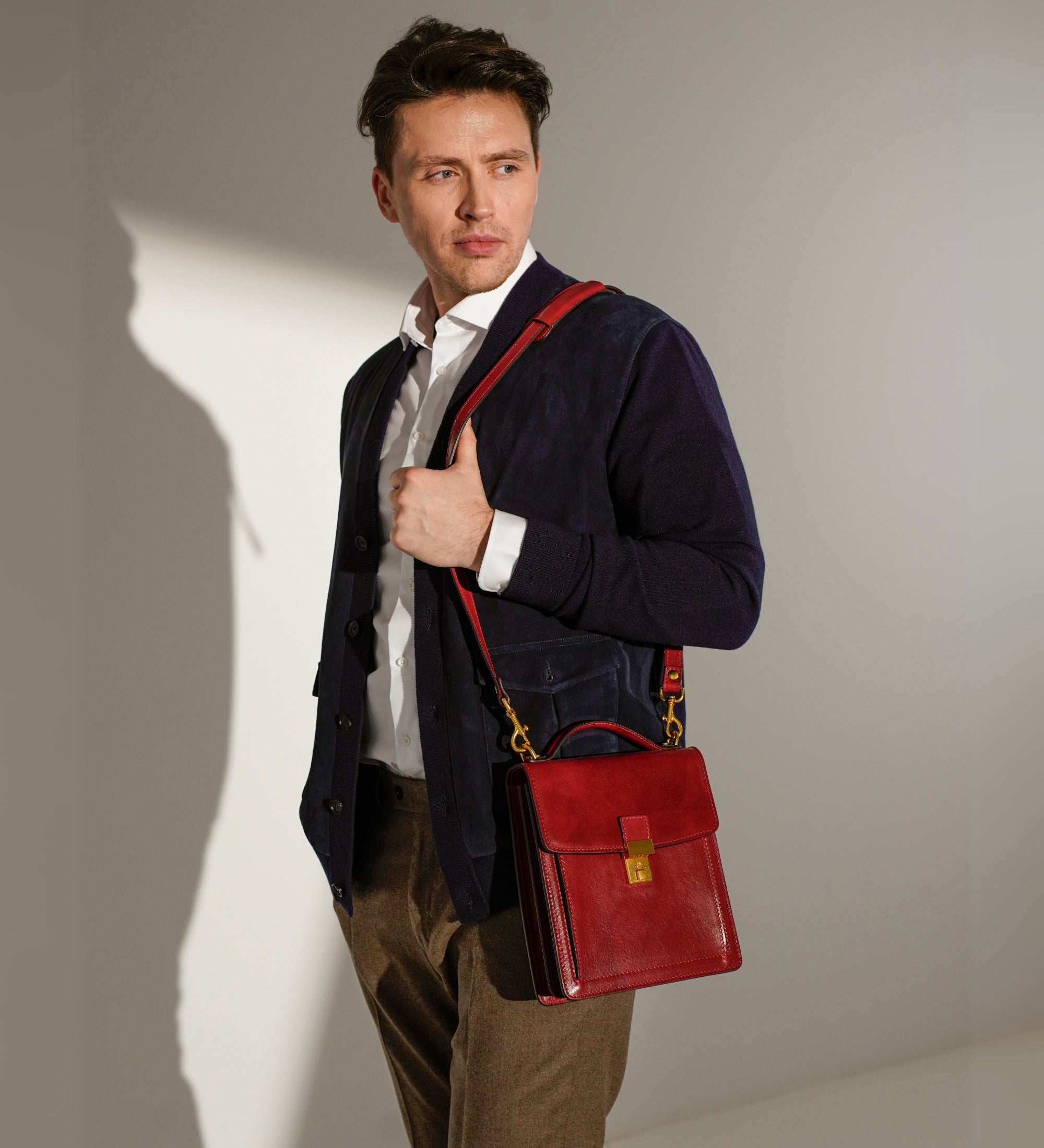 Liten portfölj i läder – Walden