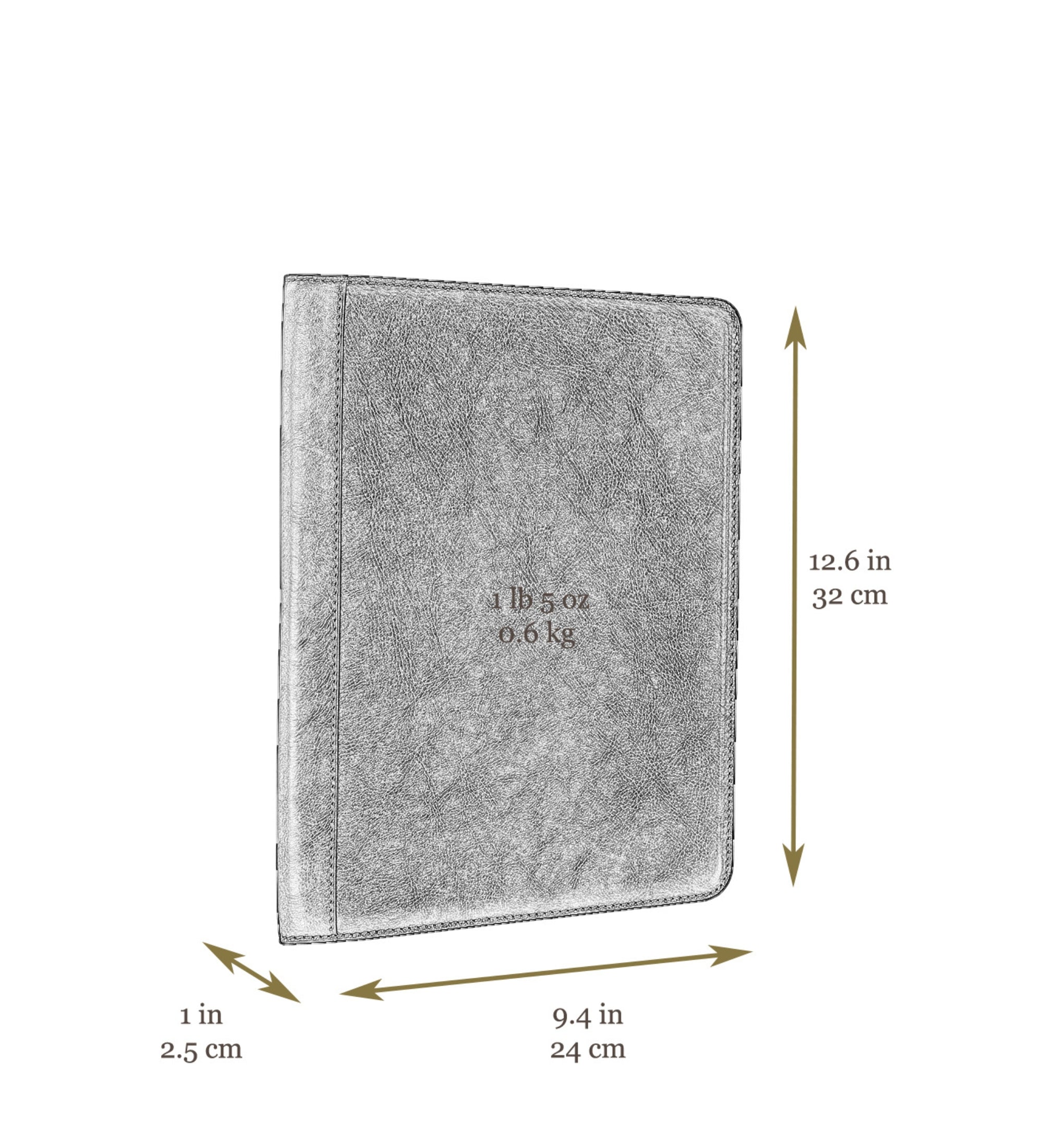 Dokumentmapp i läder för dam – Something Fresh