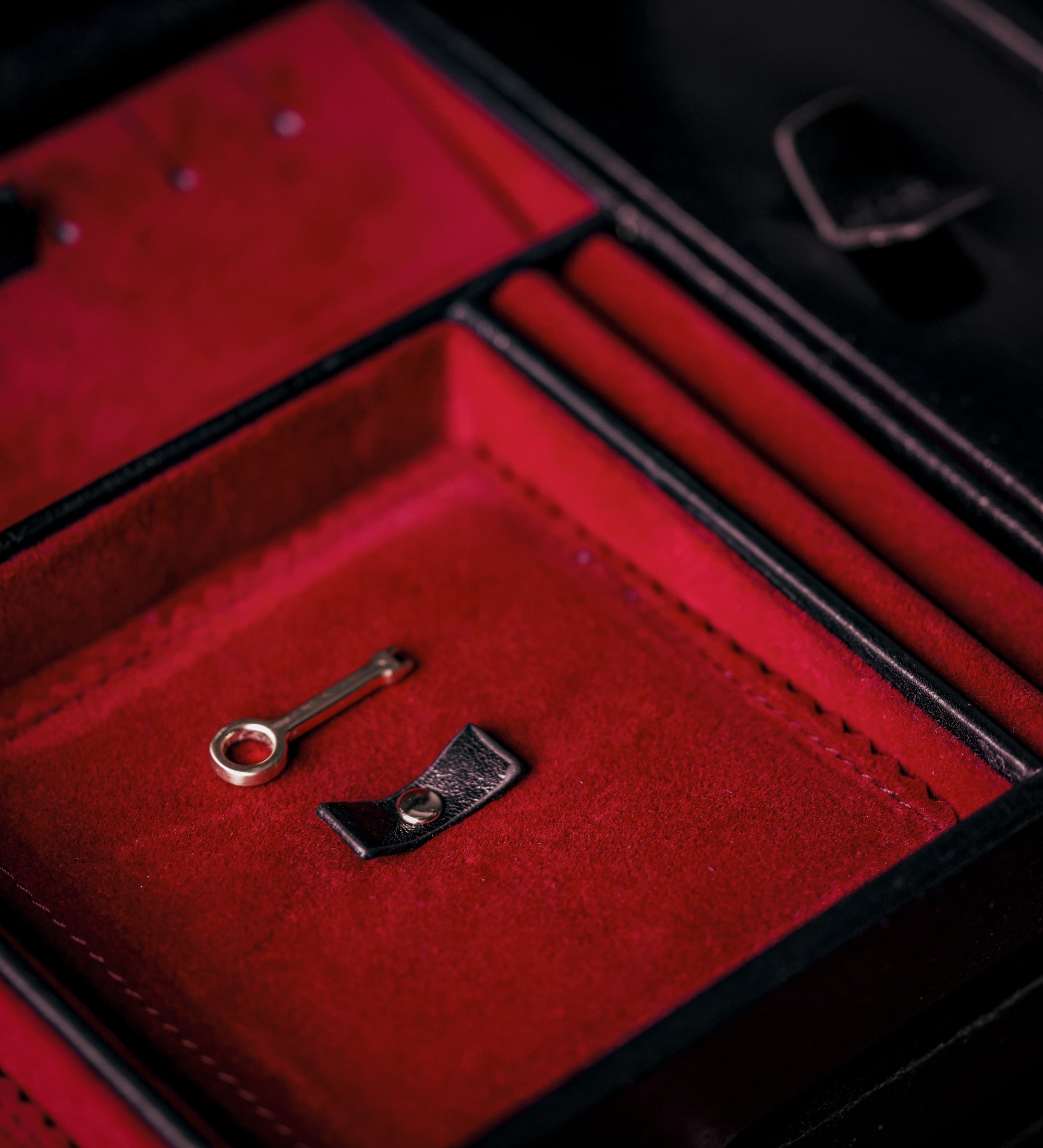 Stort smyckeskrin i läder för dam – The Portrait of a Lady