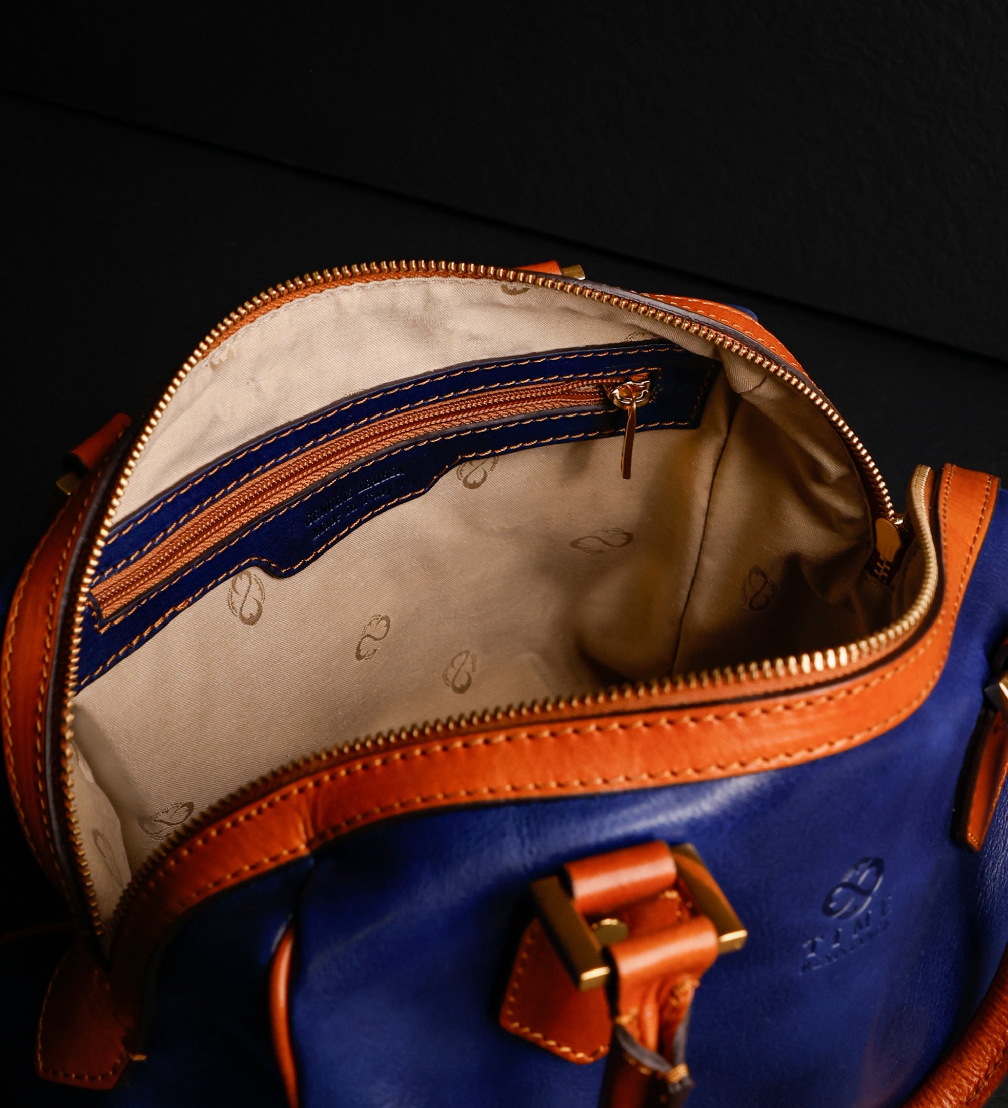 Barrelbag i läder handväska i läder för dam – Little Dorrit