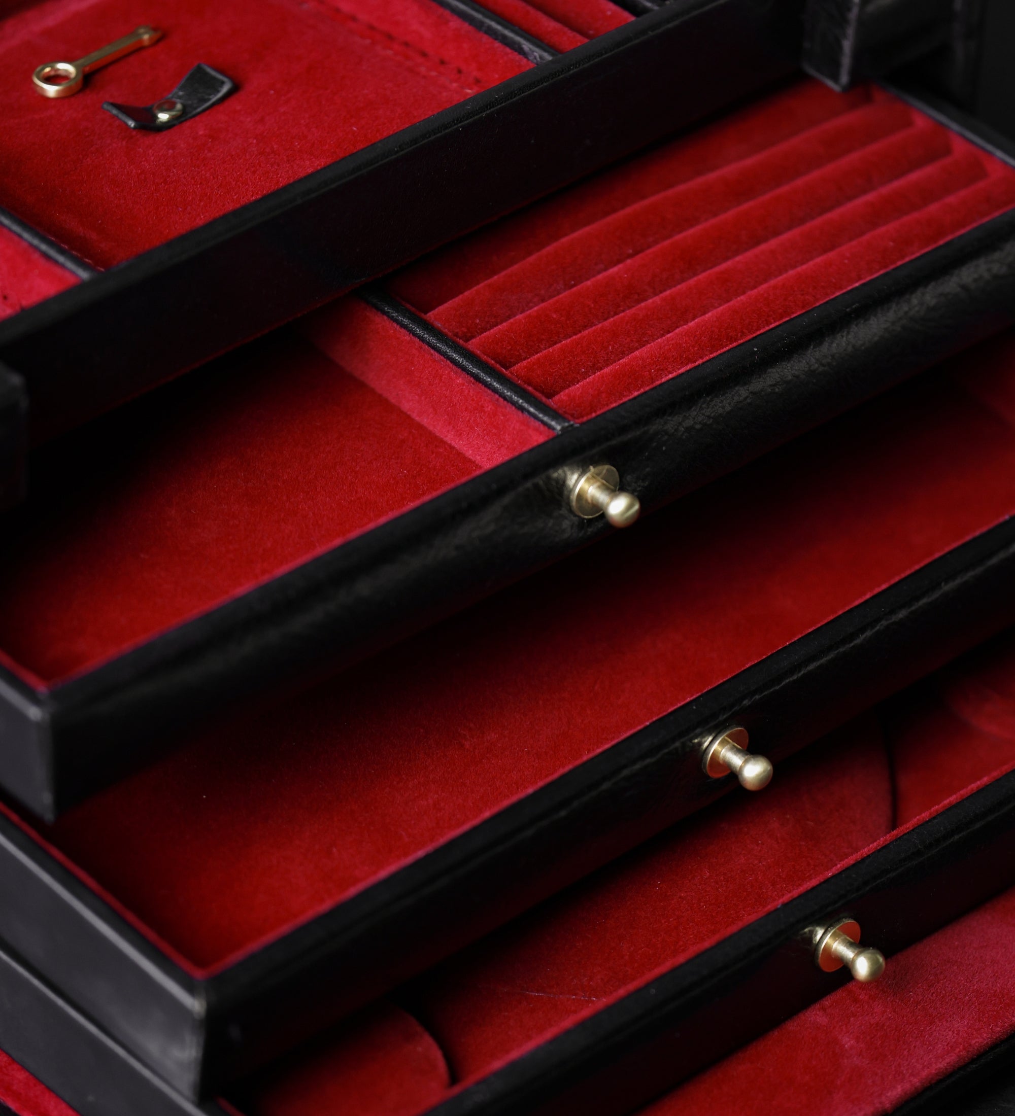 Stort smyckeskrin i läder för dam – The Portrait of a Lady