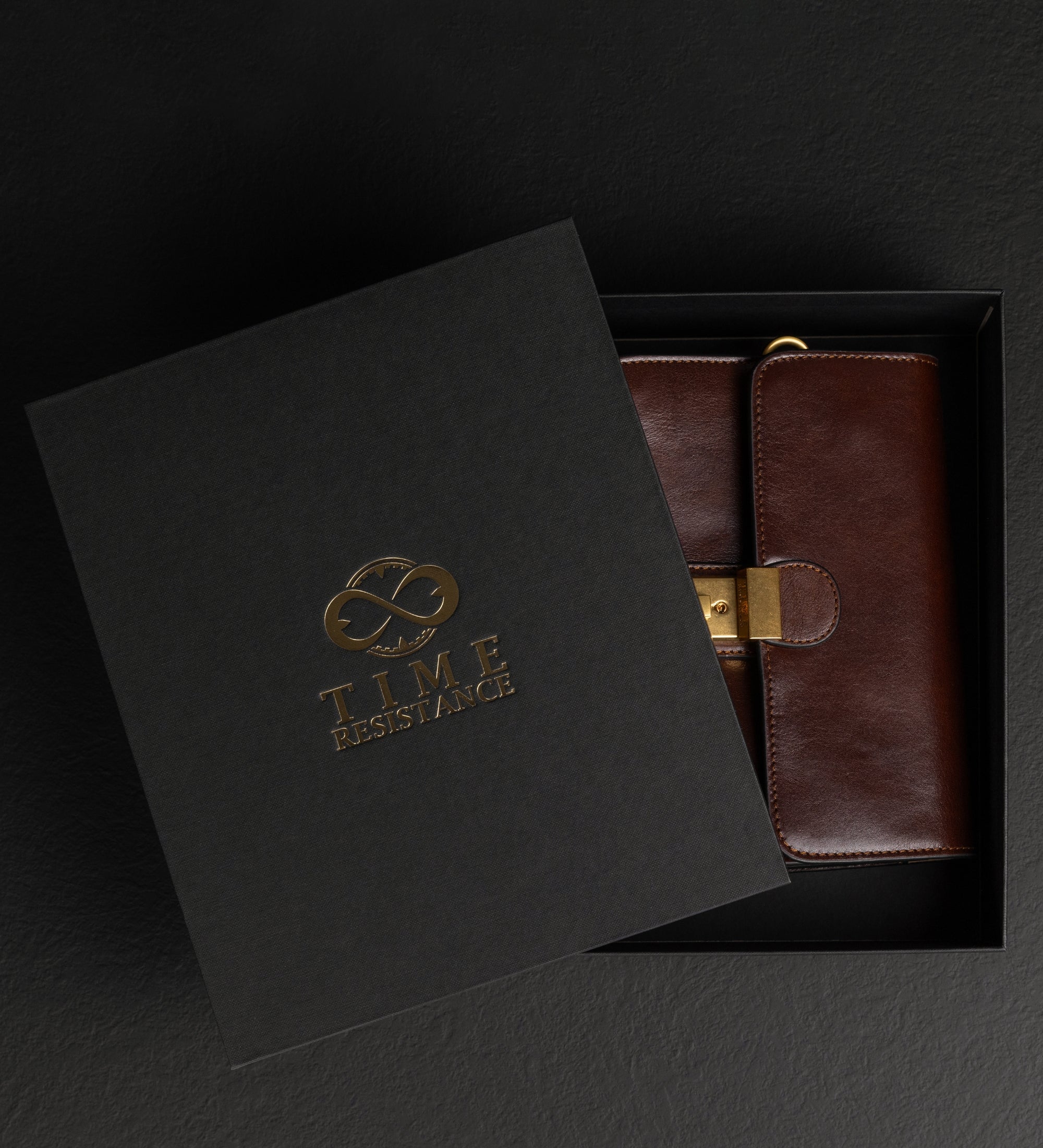 Clutchväska i läder– The Maltese Falcon