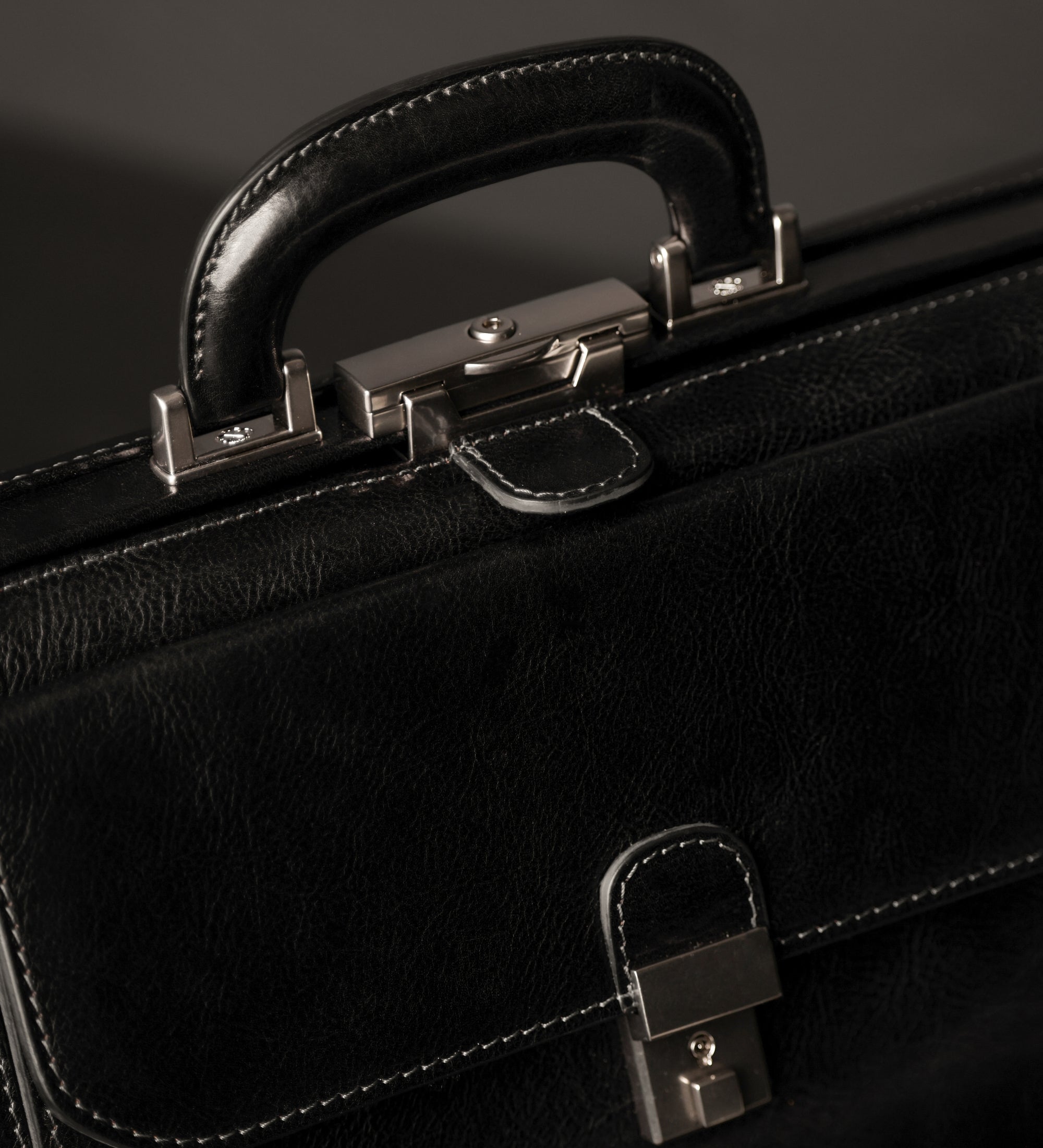 Stor doktorsväska av italienskt läder – Hamlet