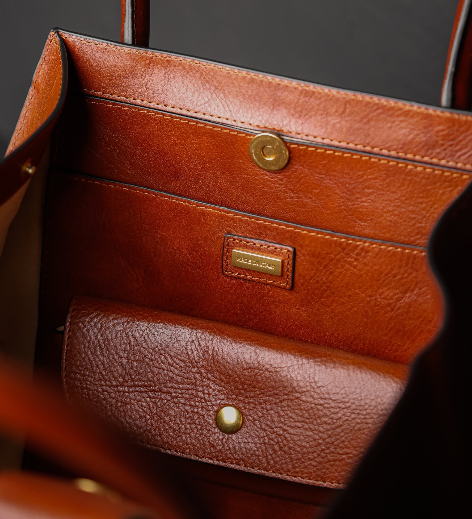 Handväska i läder toteväska i läder för dam - The Woman In White