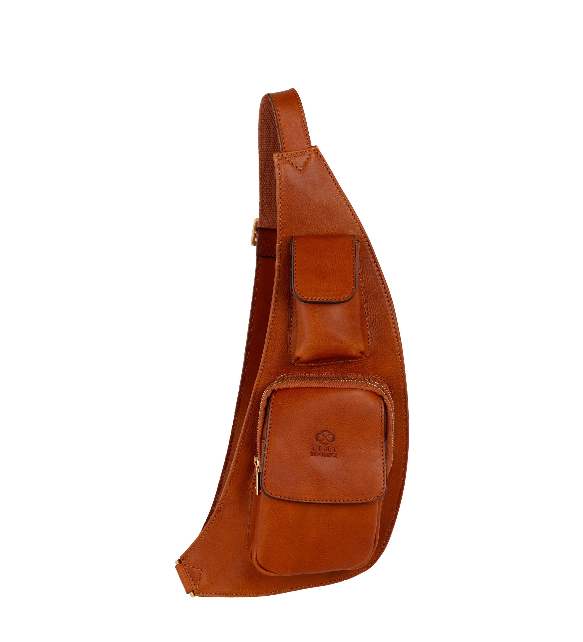 Slingväska i läder crossbodyväska i läder – The Monk