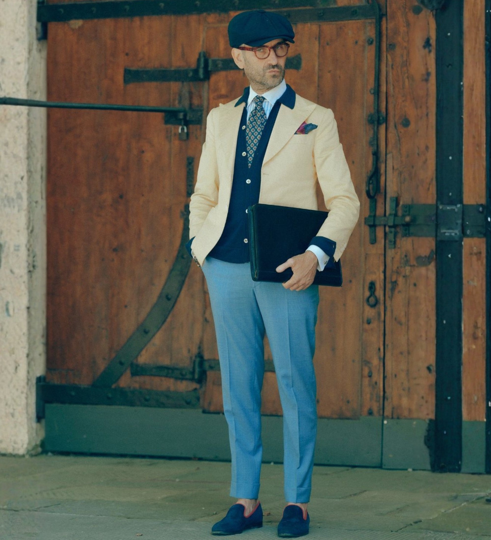 A4-dokumentmapp organisatör i läder – Candide