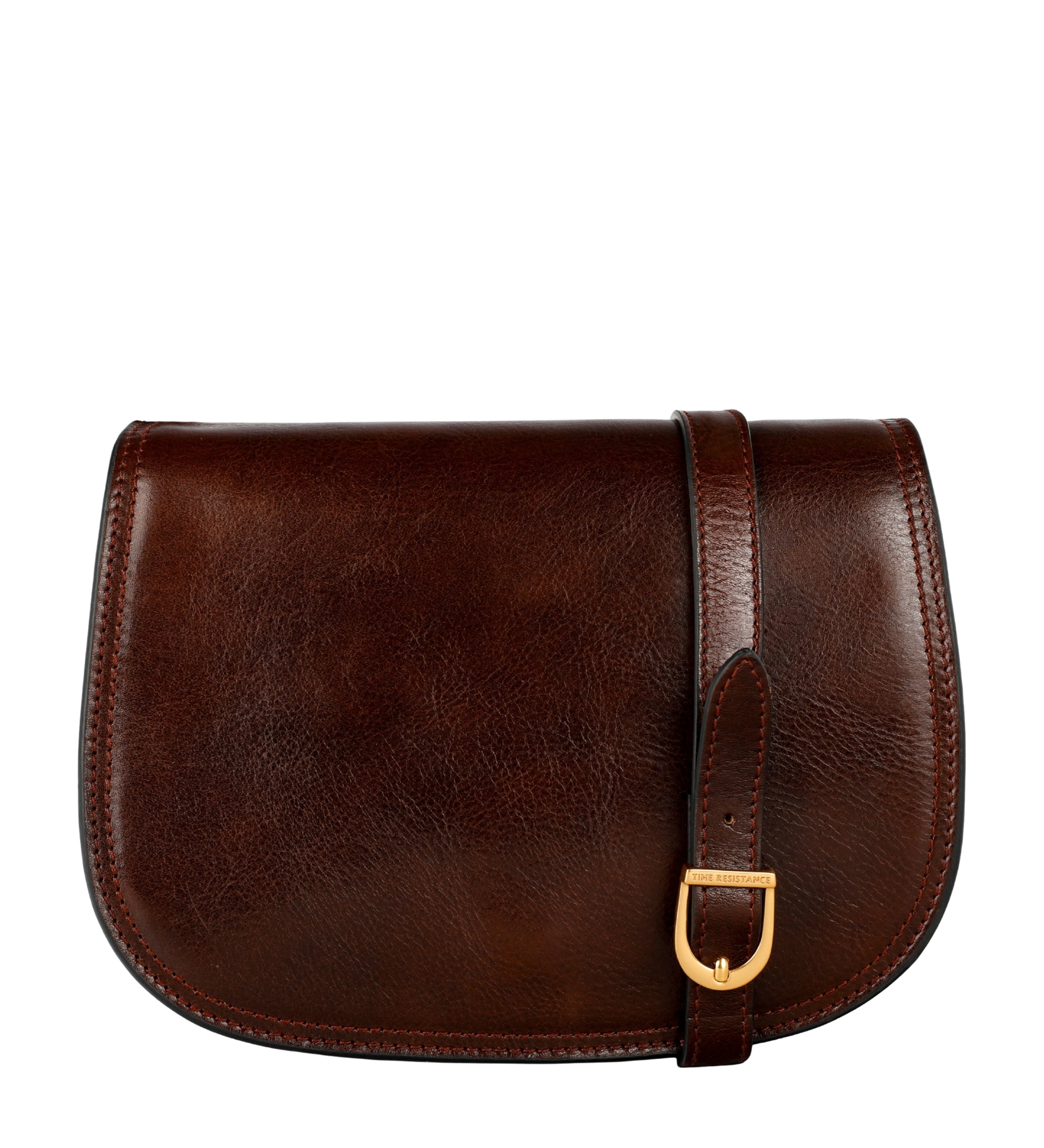 Saddle bag i läder crossbodyväska i läder för dam – Moonfleet