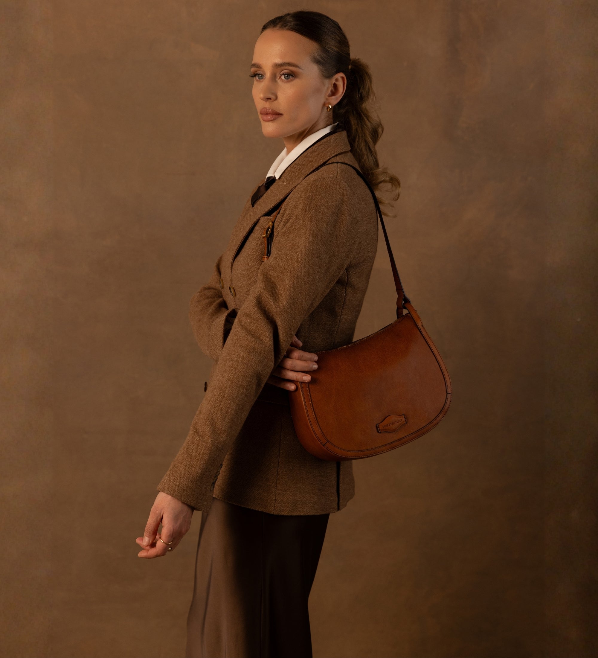 Hoboväska i läder för dam - La Noia