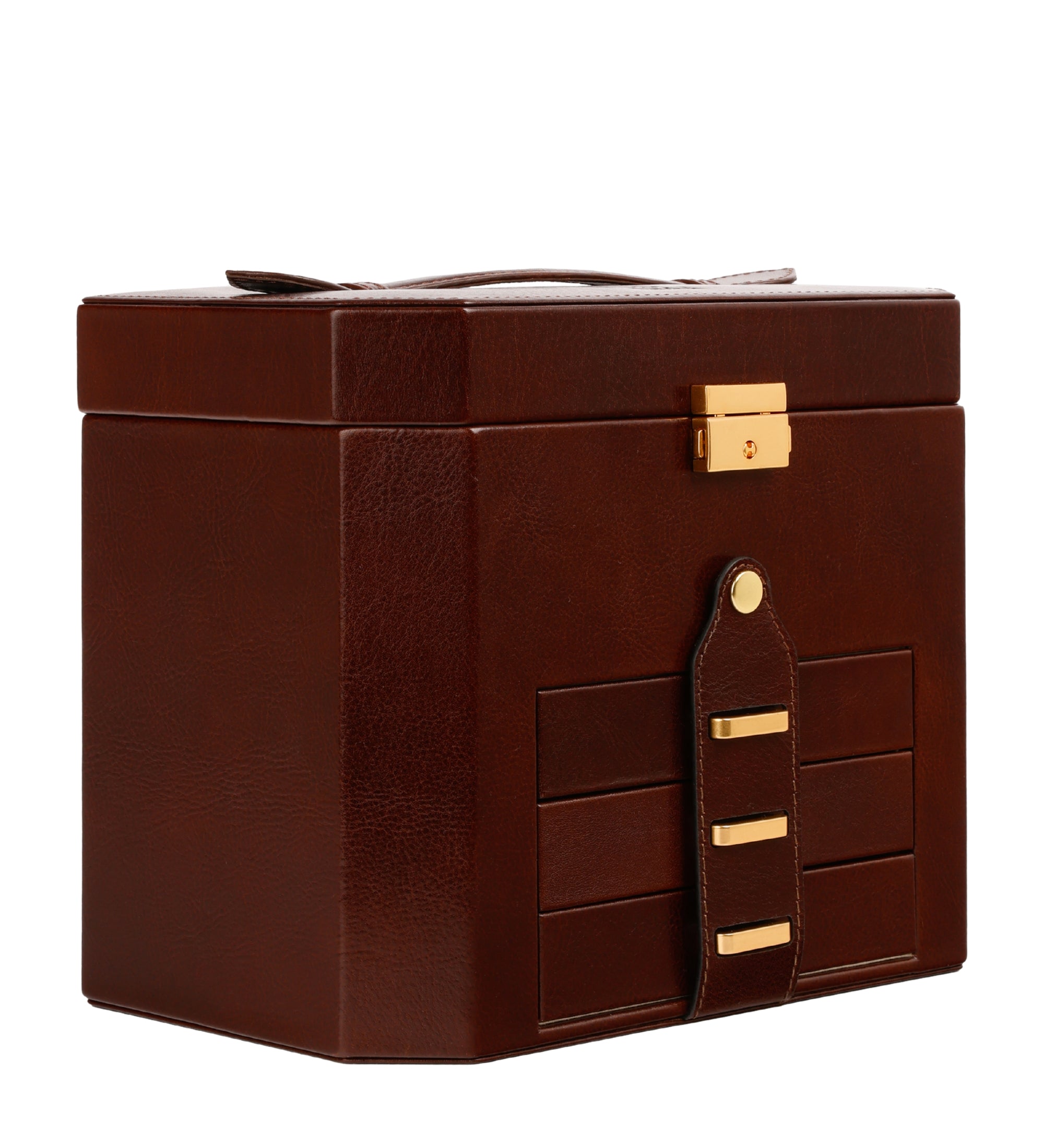 Stort smyckeskrin i läder för dam – A Handful of Dust