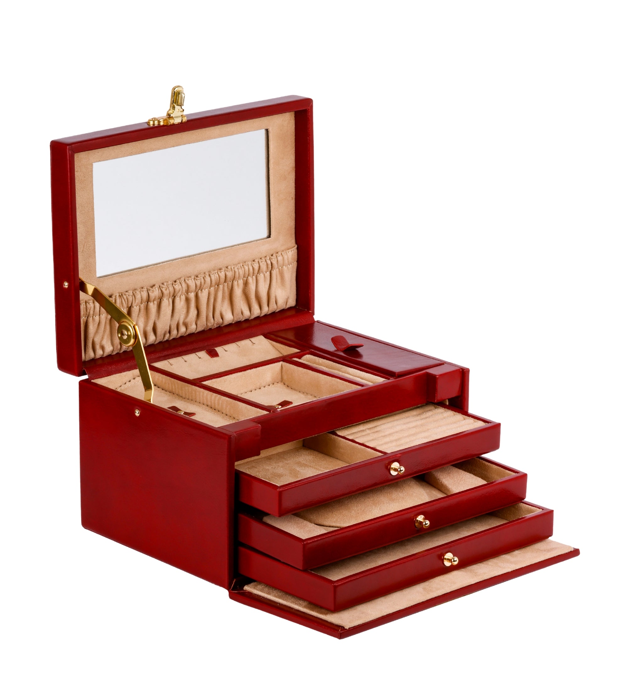 Stort smyckeskrin i läder för dam – The Portrait of a Lady