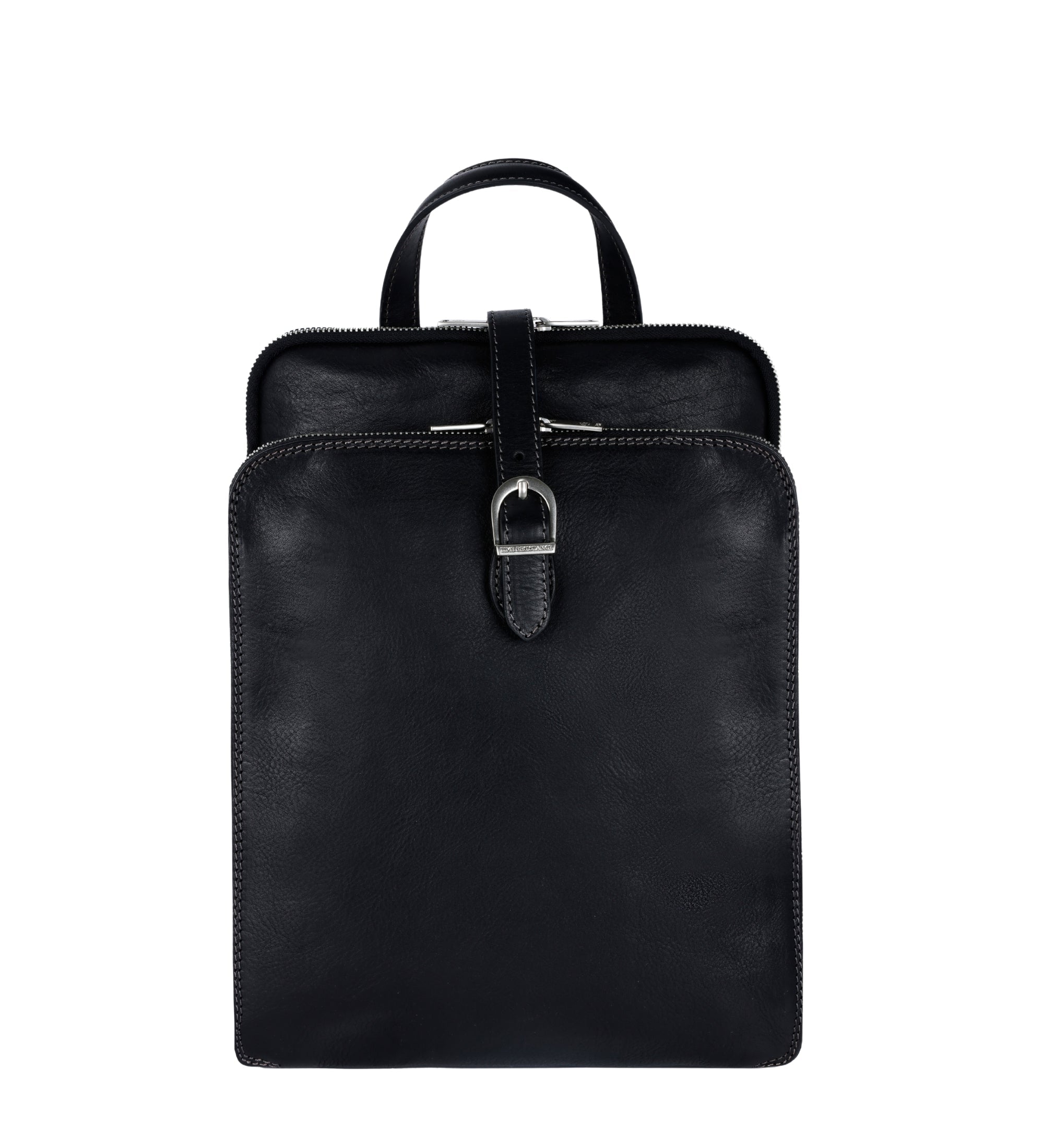 Omvandlingsbar ryggsäck i läder axelväska i läder för dam – Clarissa