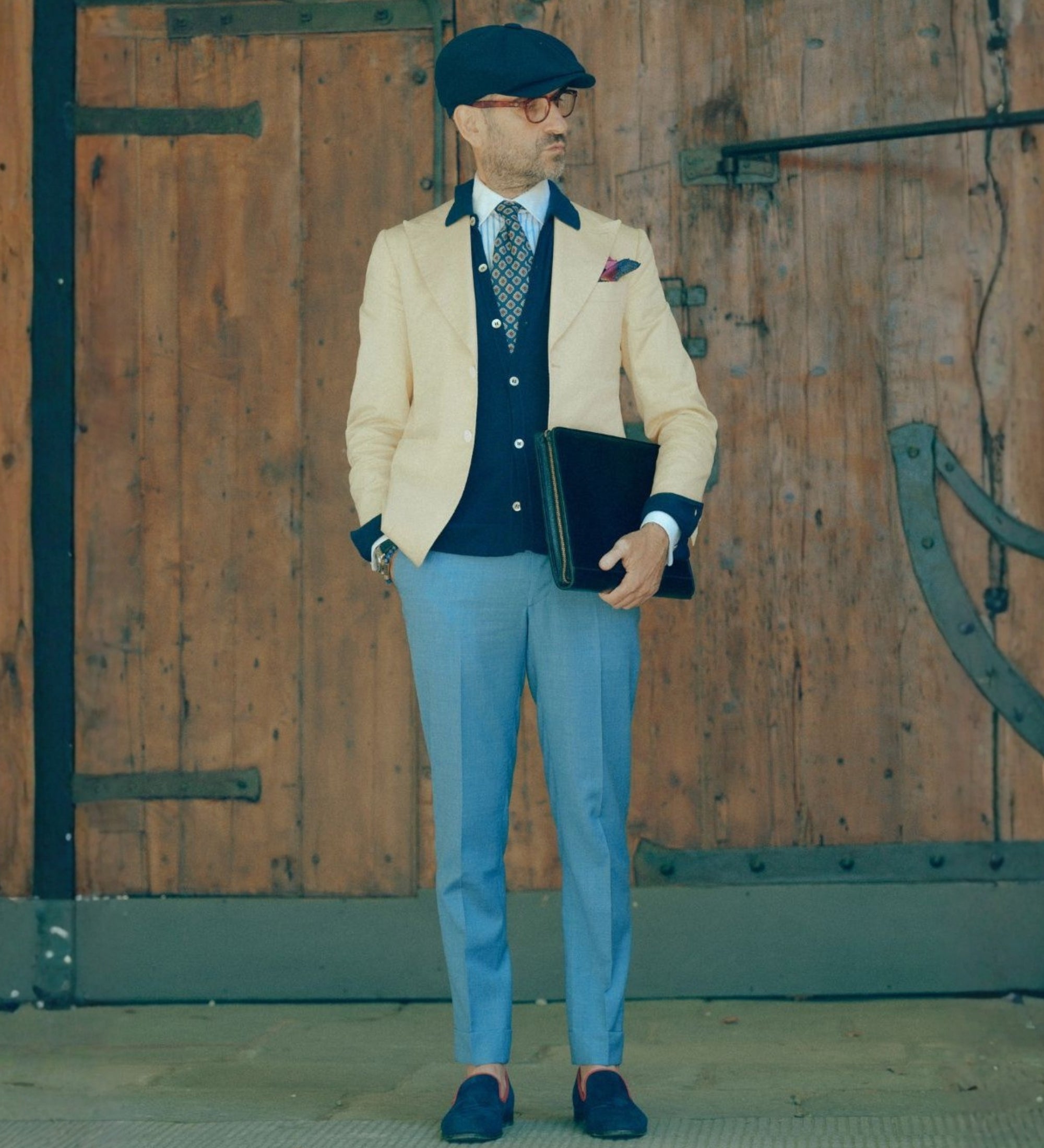 A4-dokumentmapp organisatör i läder – Candide