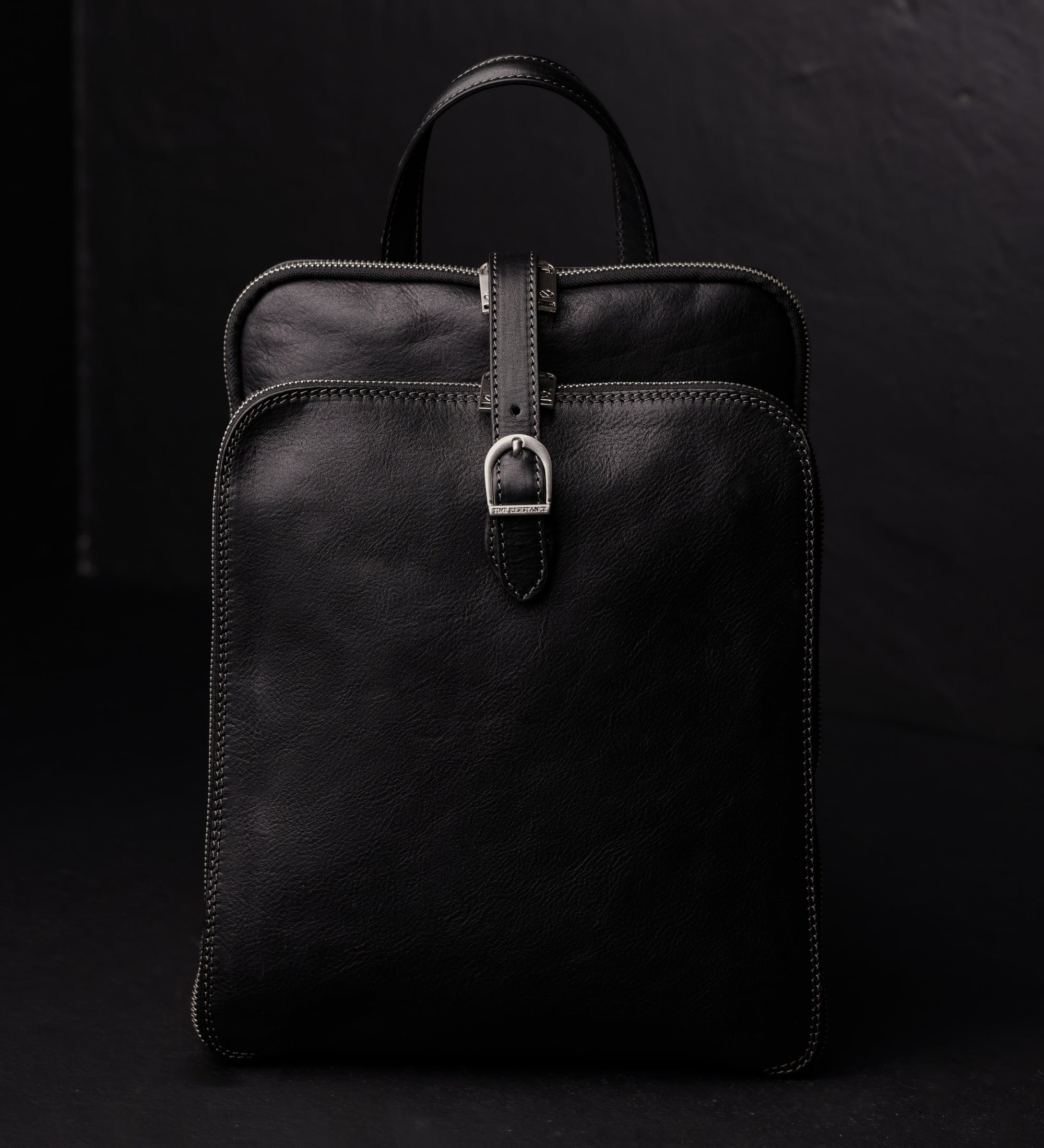 Omvandlingsbar ryggsäck i läder axelväska i läder för dam – Clarissa