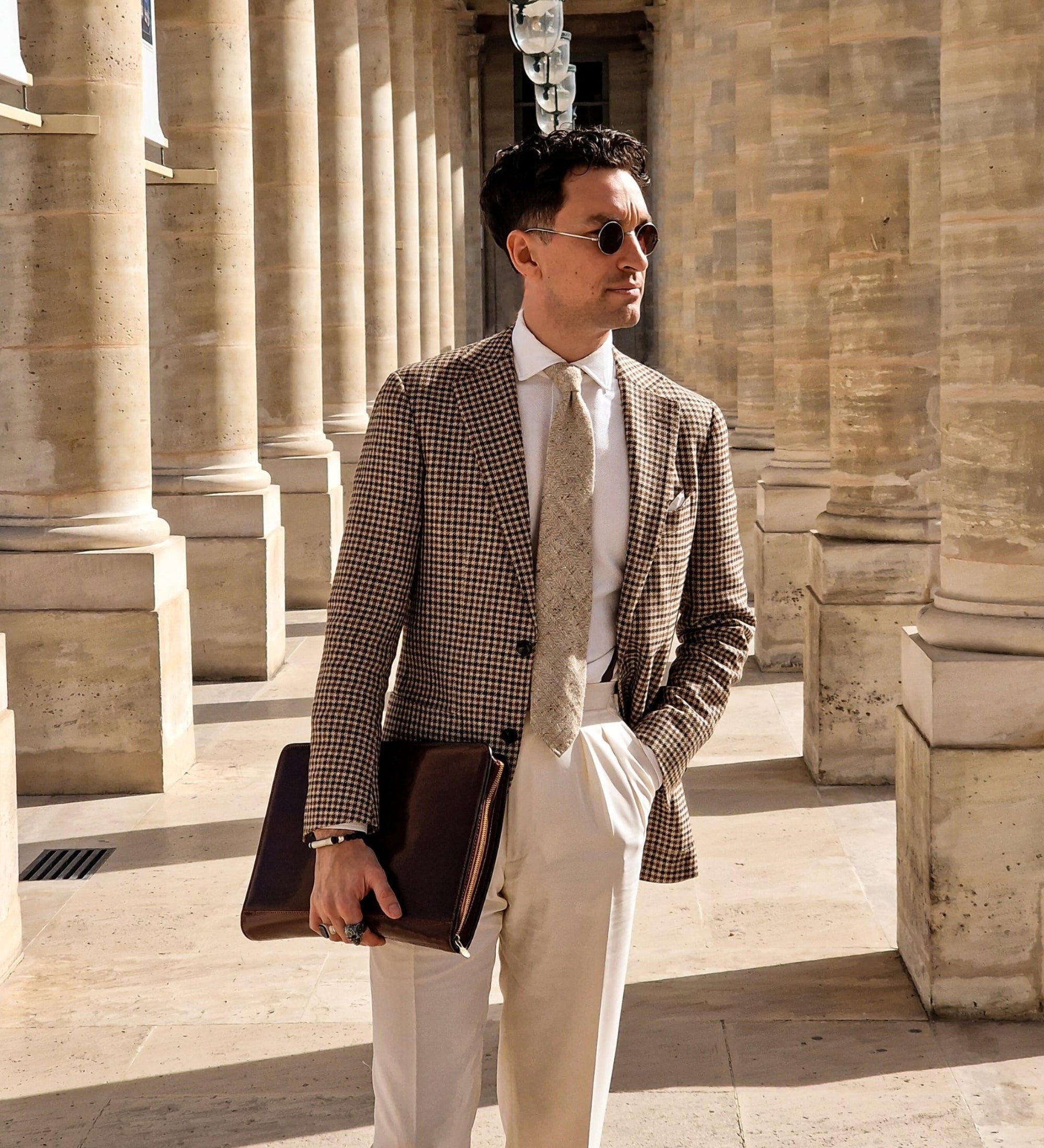 A4-dokumentmapp organisatör i läder – Candide