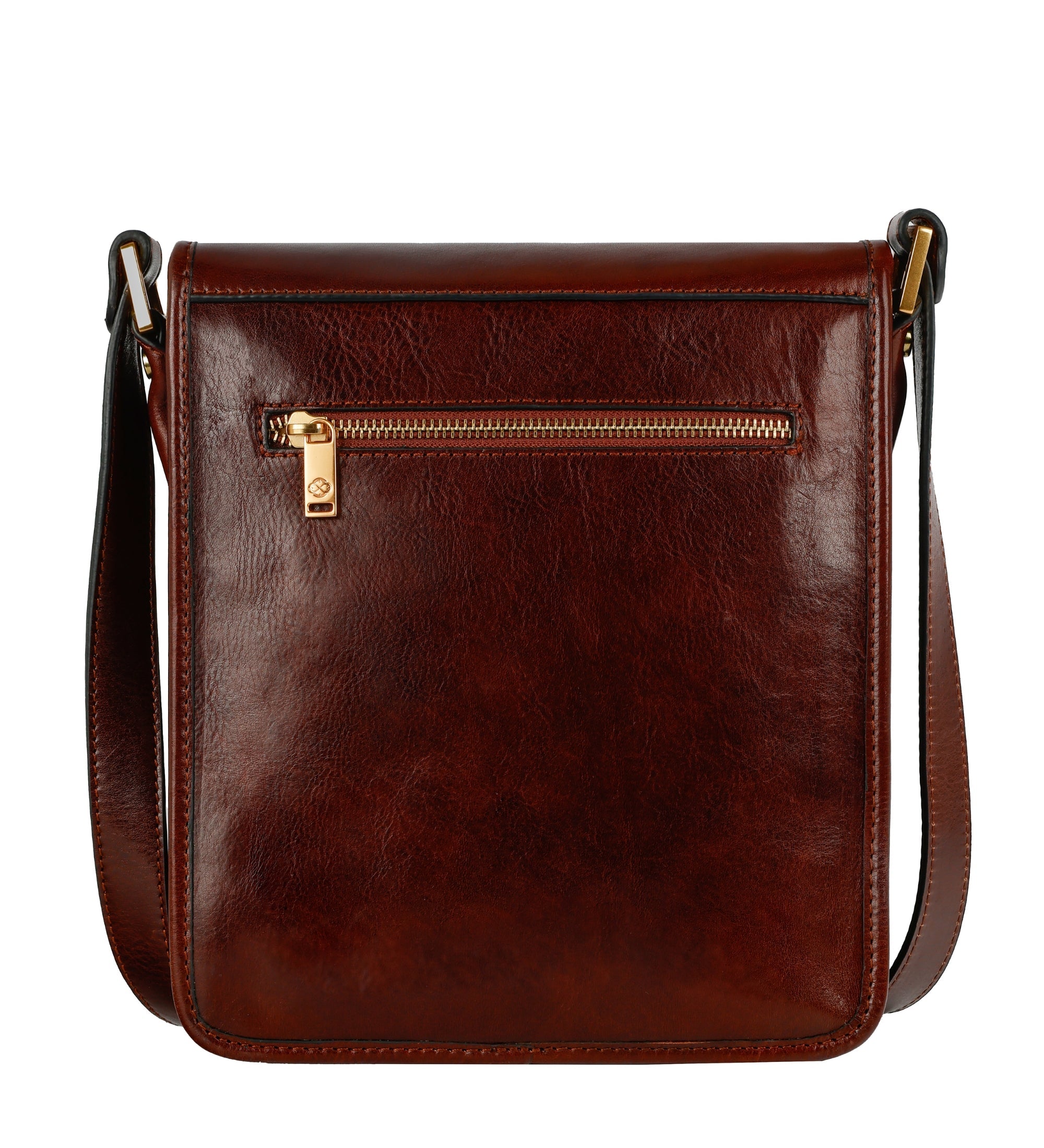 Liten axelremsväska i läder – On The Road