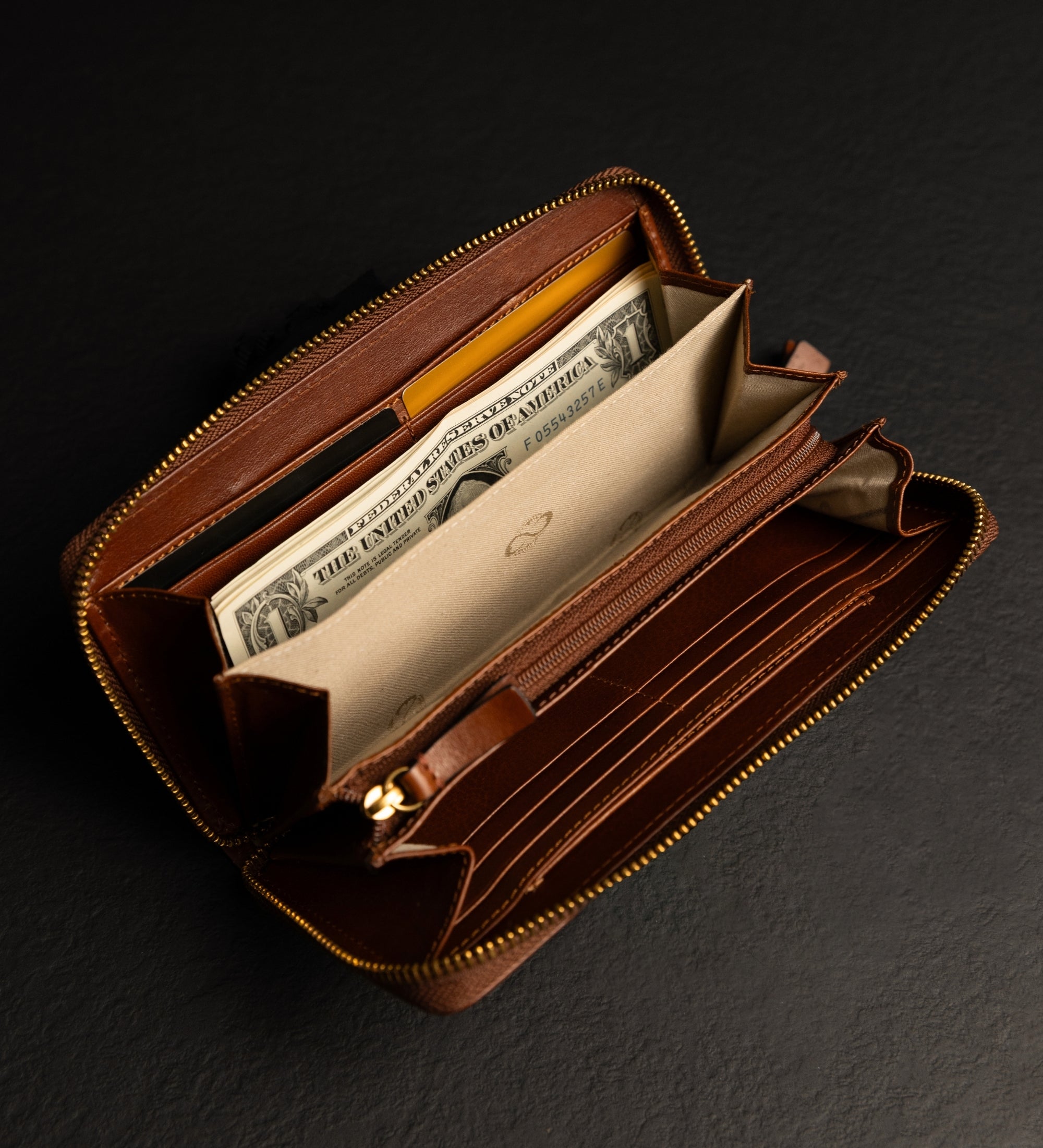 Dam Läder Continental Plånbok - Excellent Women