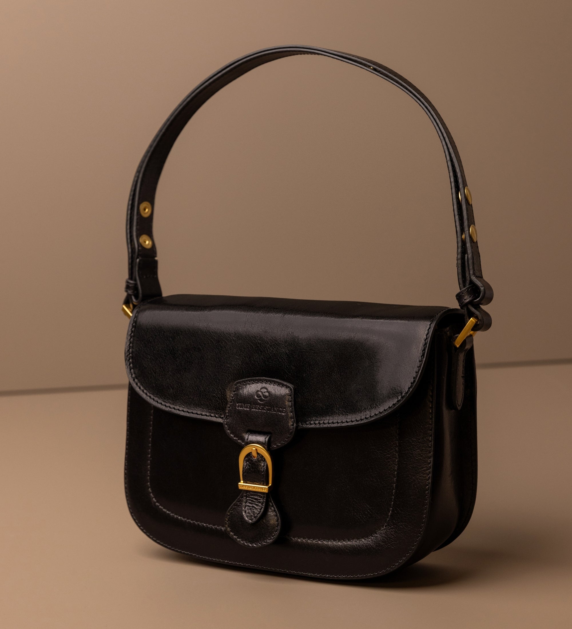 Saddle bag i läder för dam - Romola