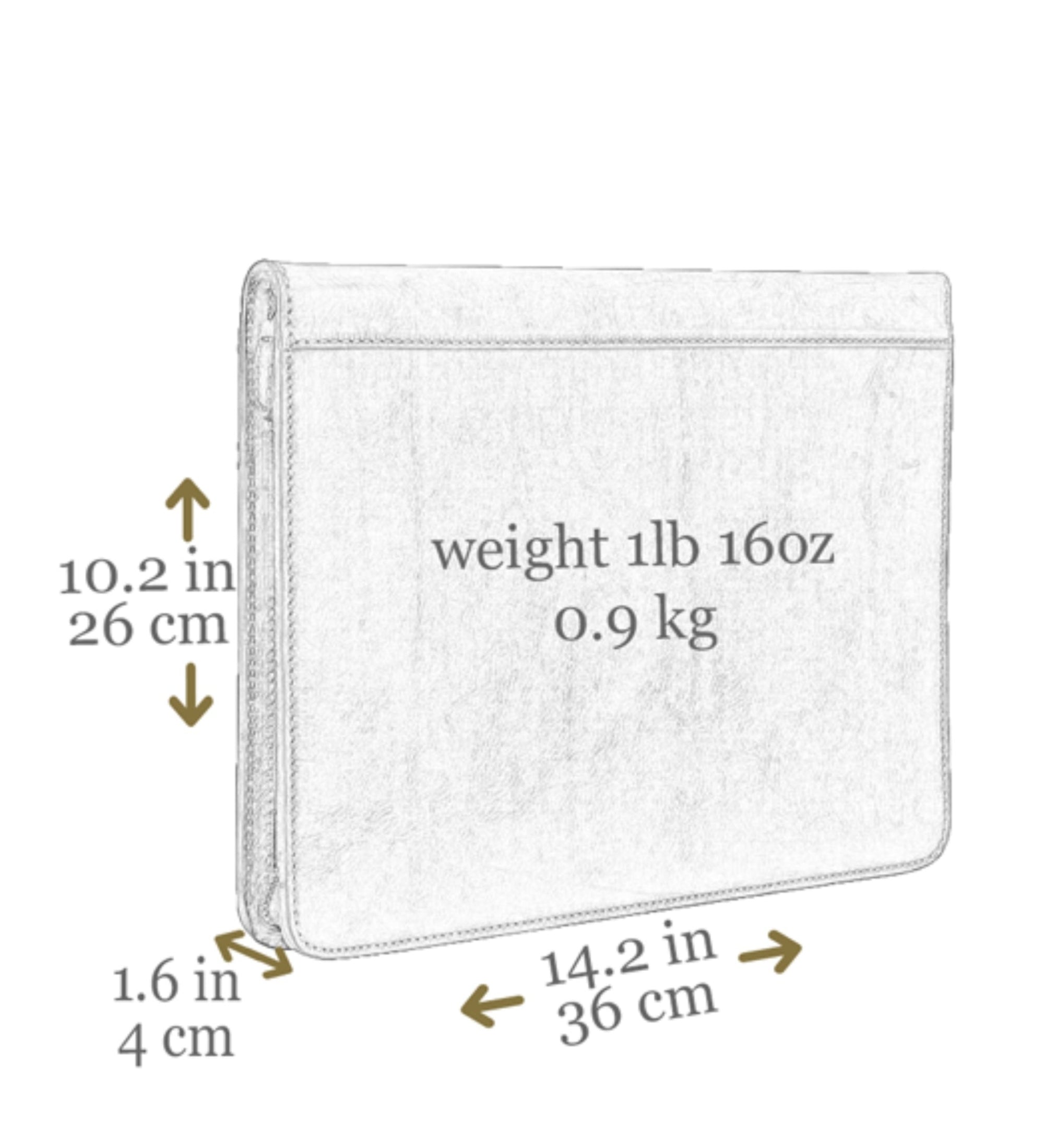 A4-dokumentmapp organisatör i läder – Candide