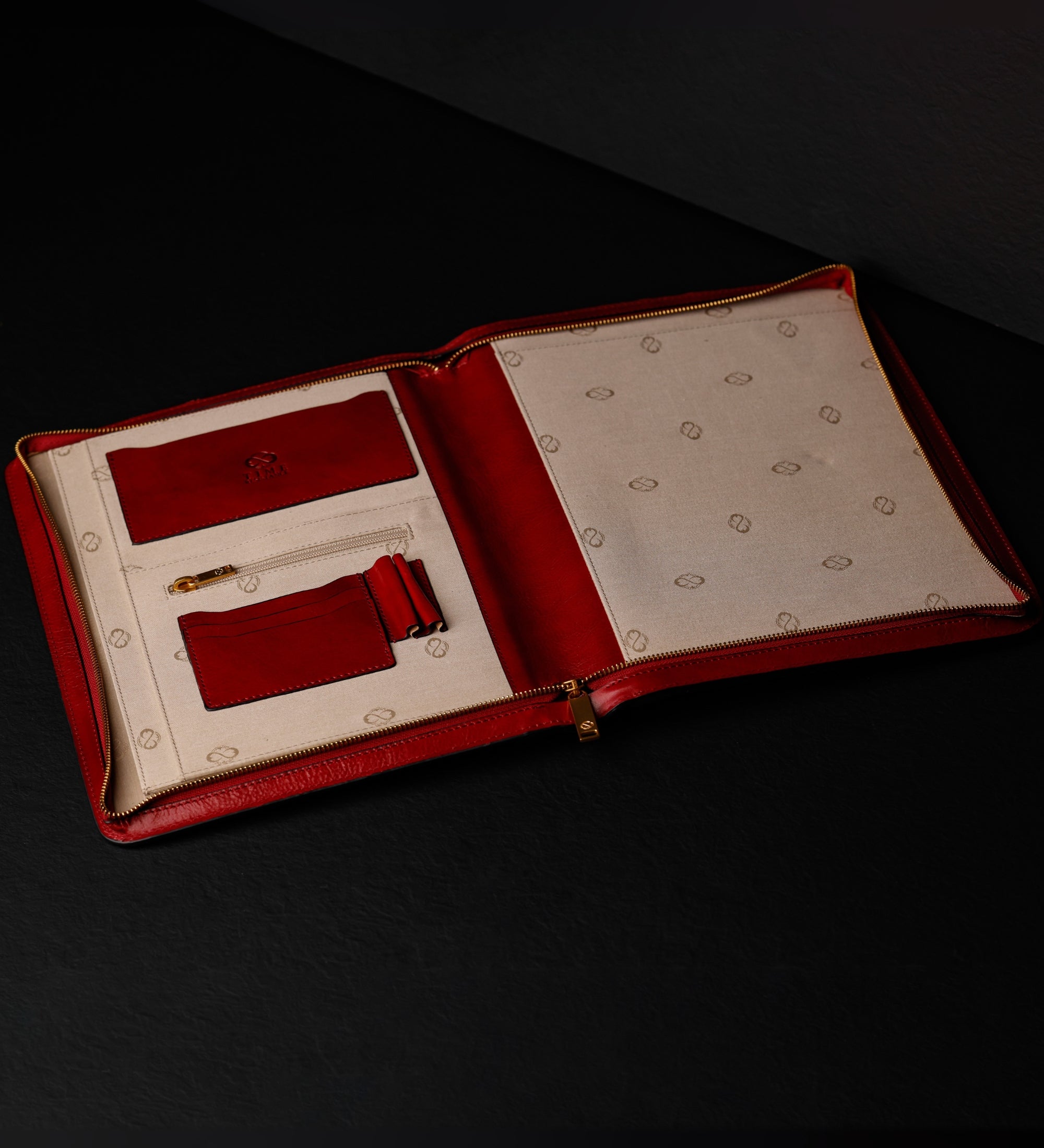 A4-dokumentmapp organisatör i läder – Candide