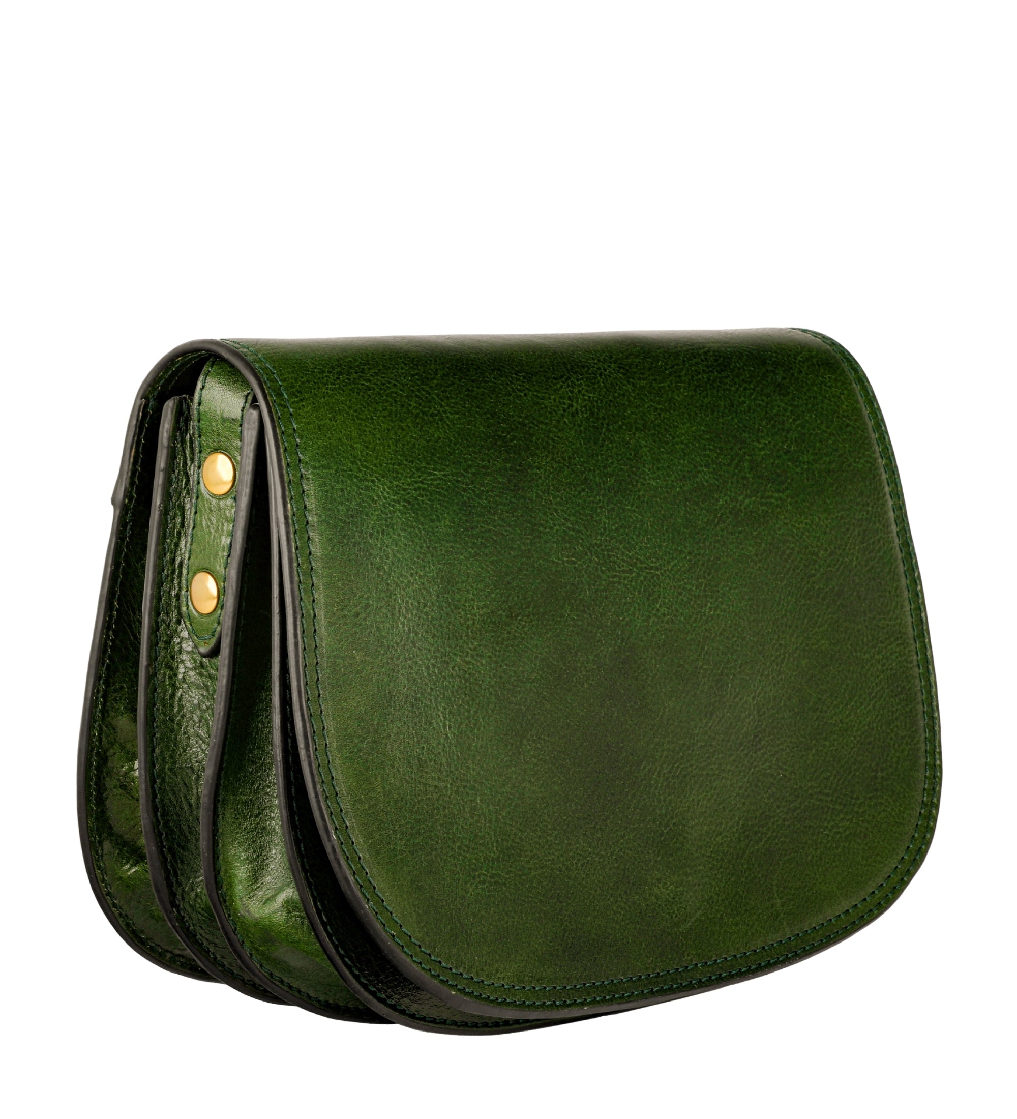 Saddle bag i läder crossbodyväska i läder för dam – Moonfleet