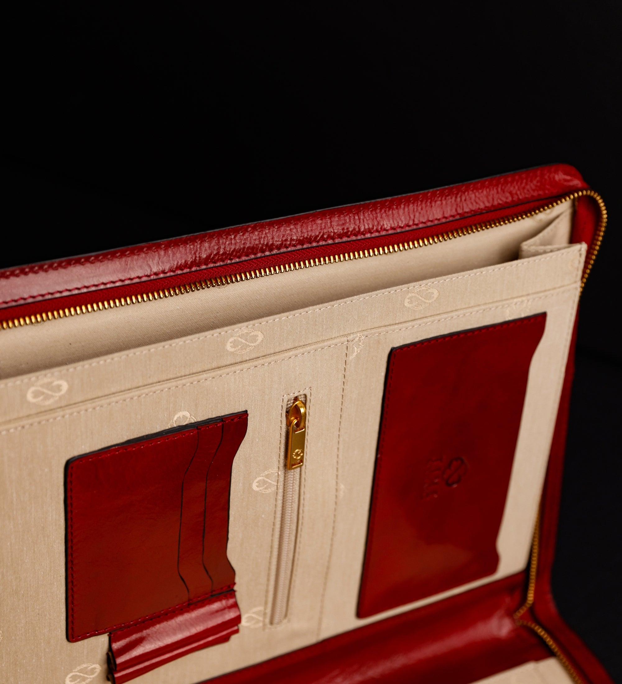 A4-dokumentmapp organisatör i läder – Candide