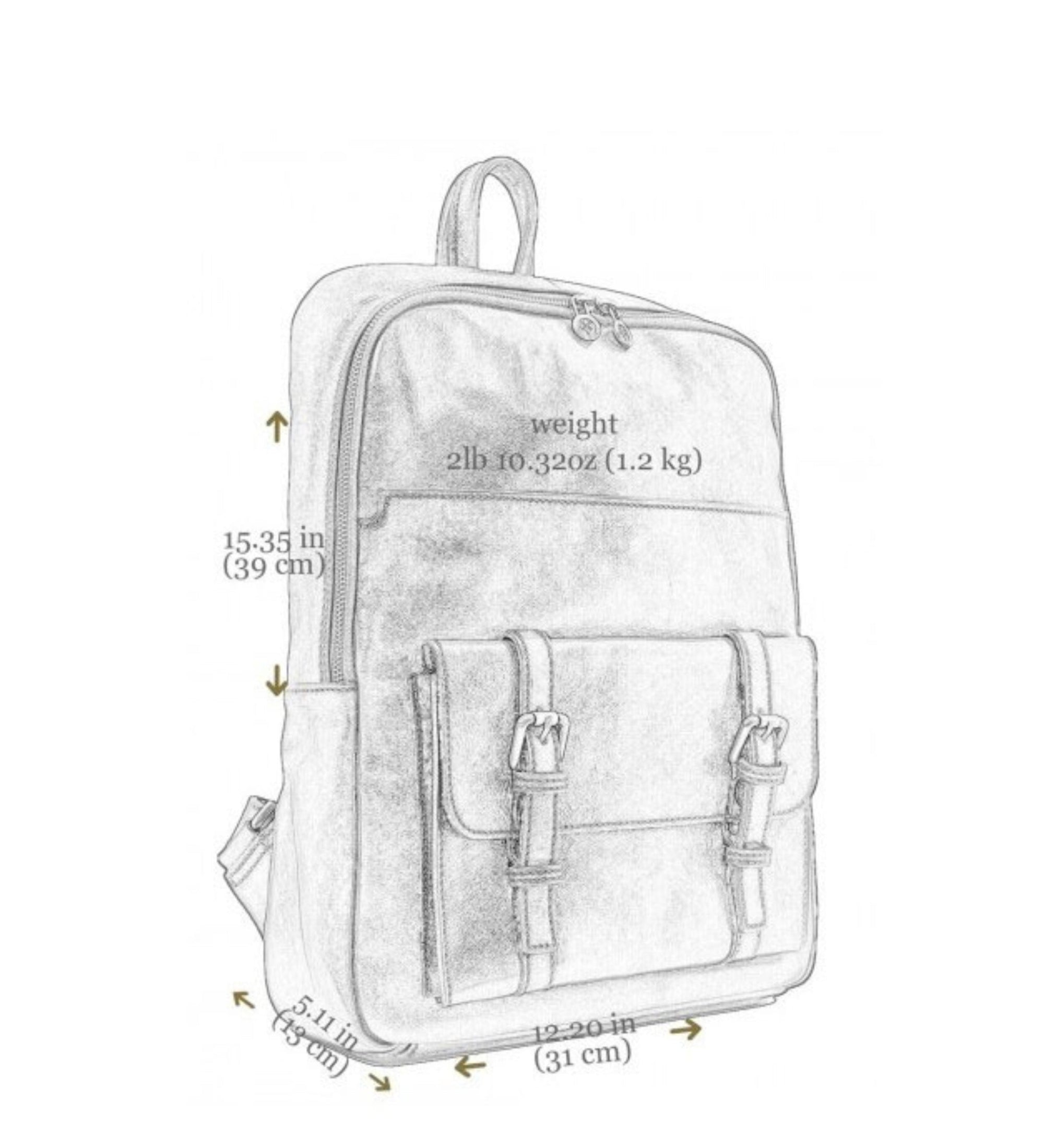 Ryggsäck i läder resväska i läder för dam – The Divine Comedy