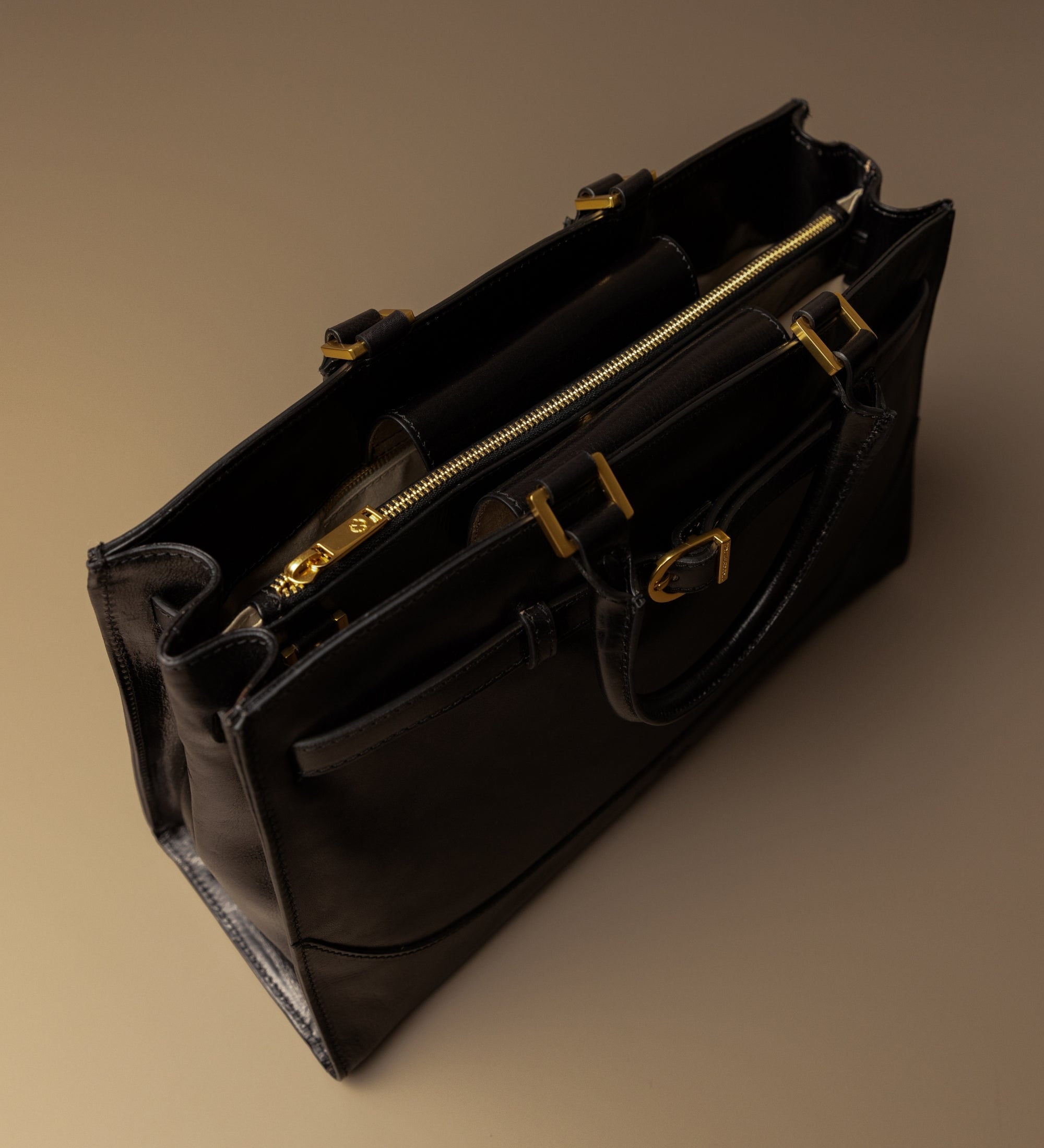 Handväska i läder för dam - Shirley