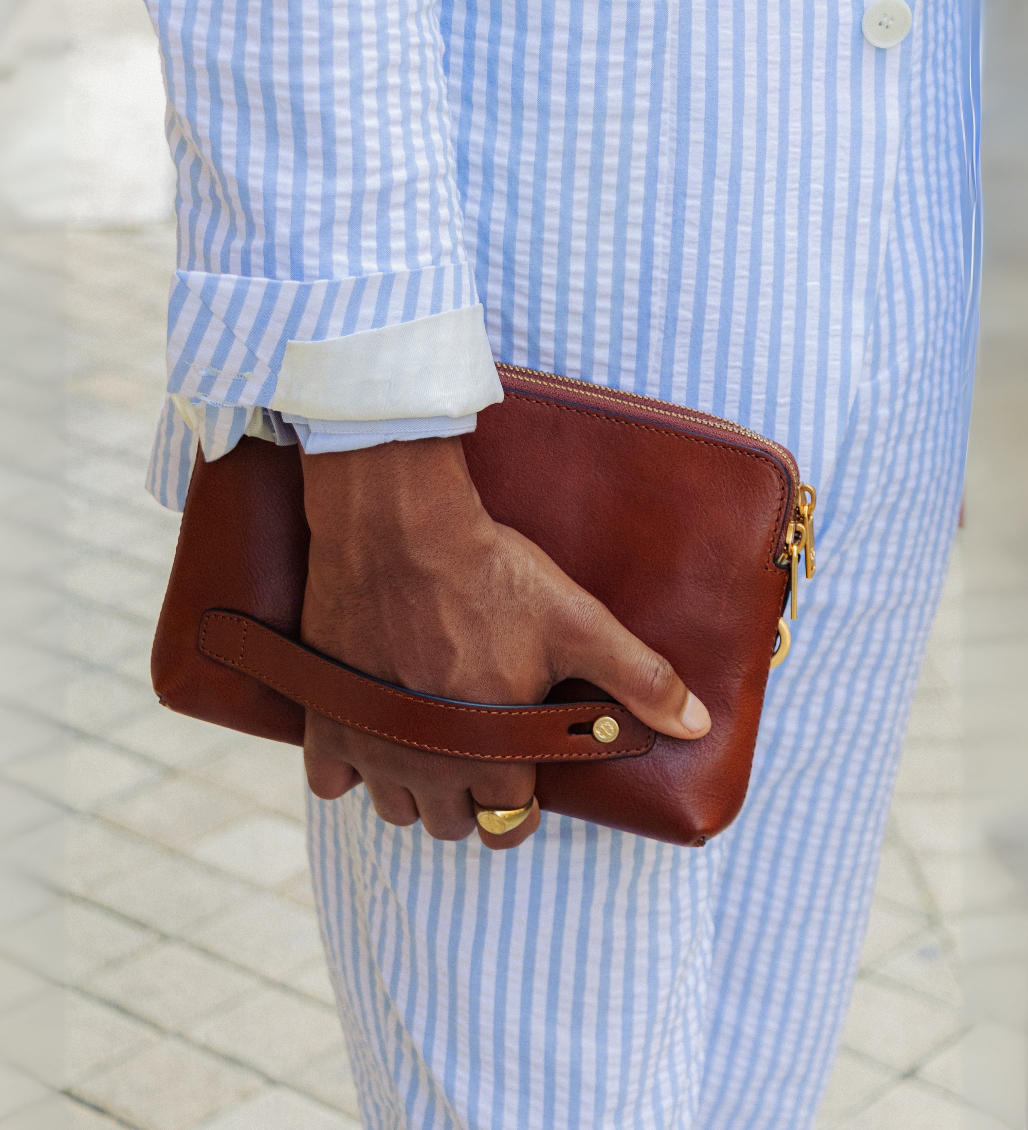 Clutchväska i läder – Ulysses