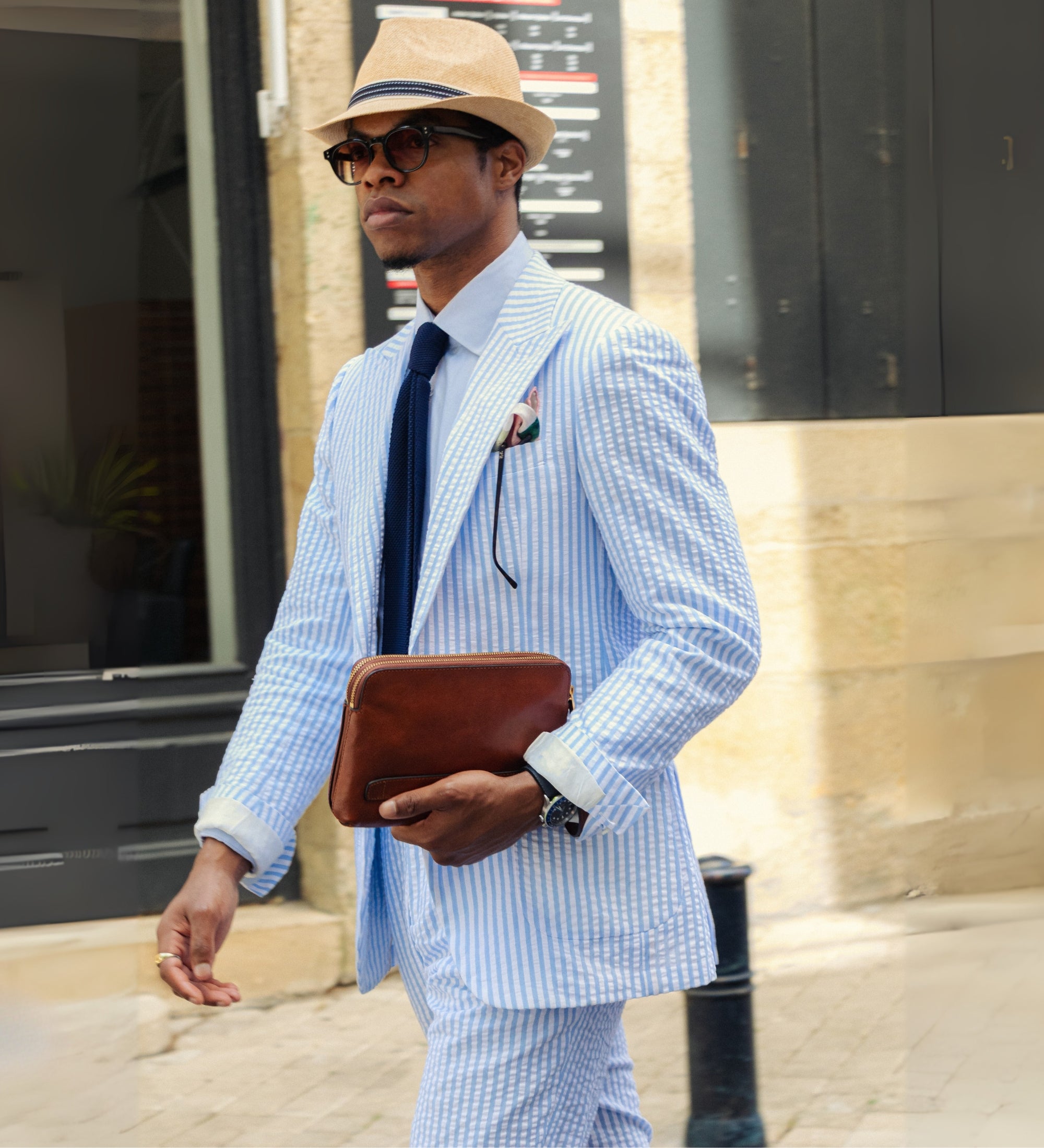 Clutchväska i läder – Ulysses