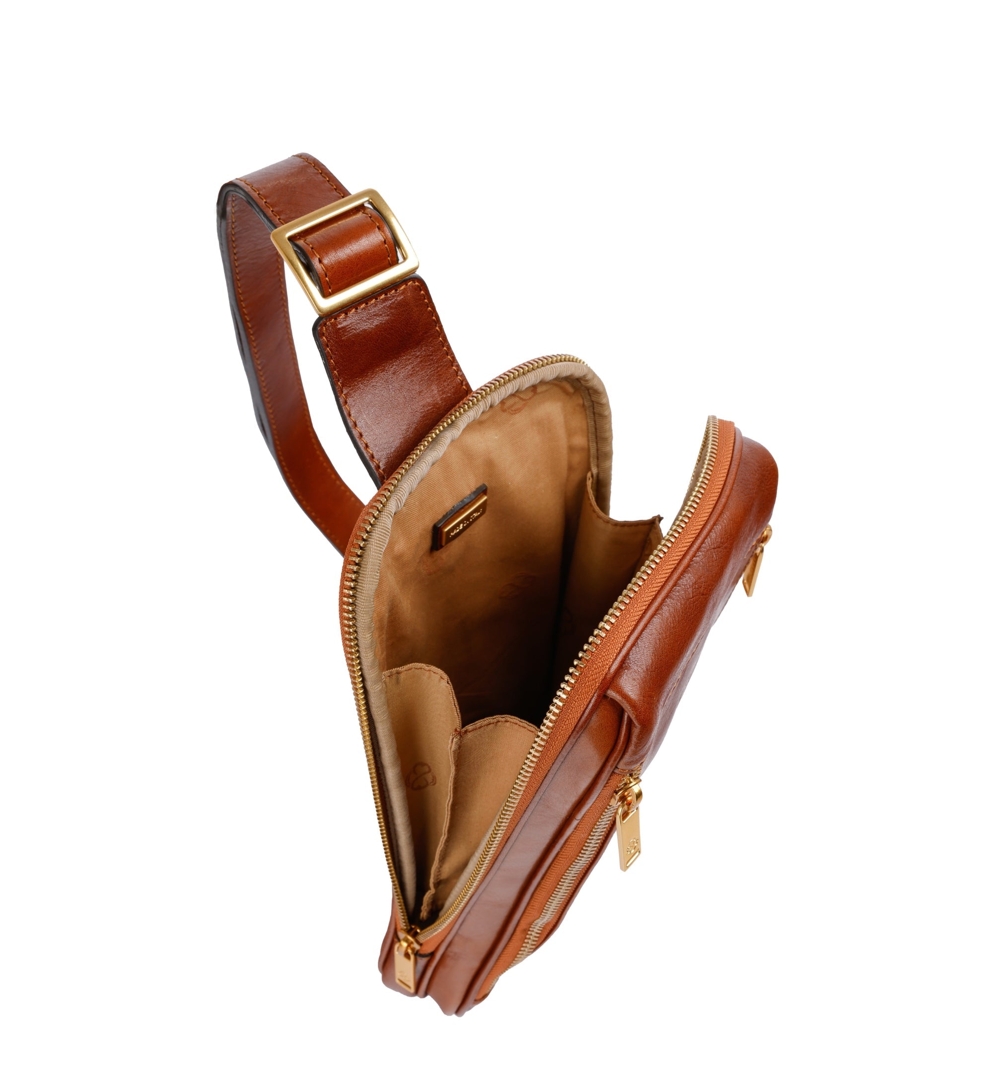 Slingväska i läder bröstväska i läder – Kim