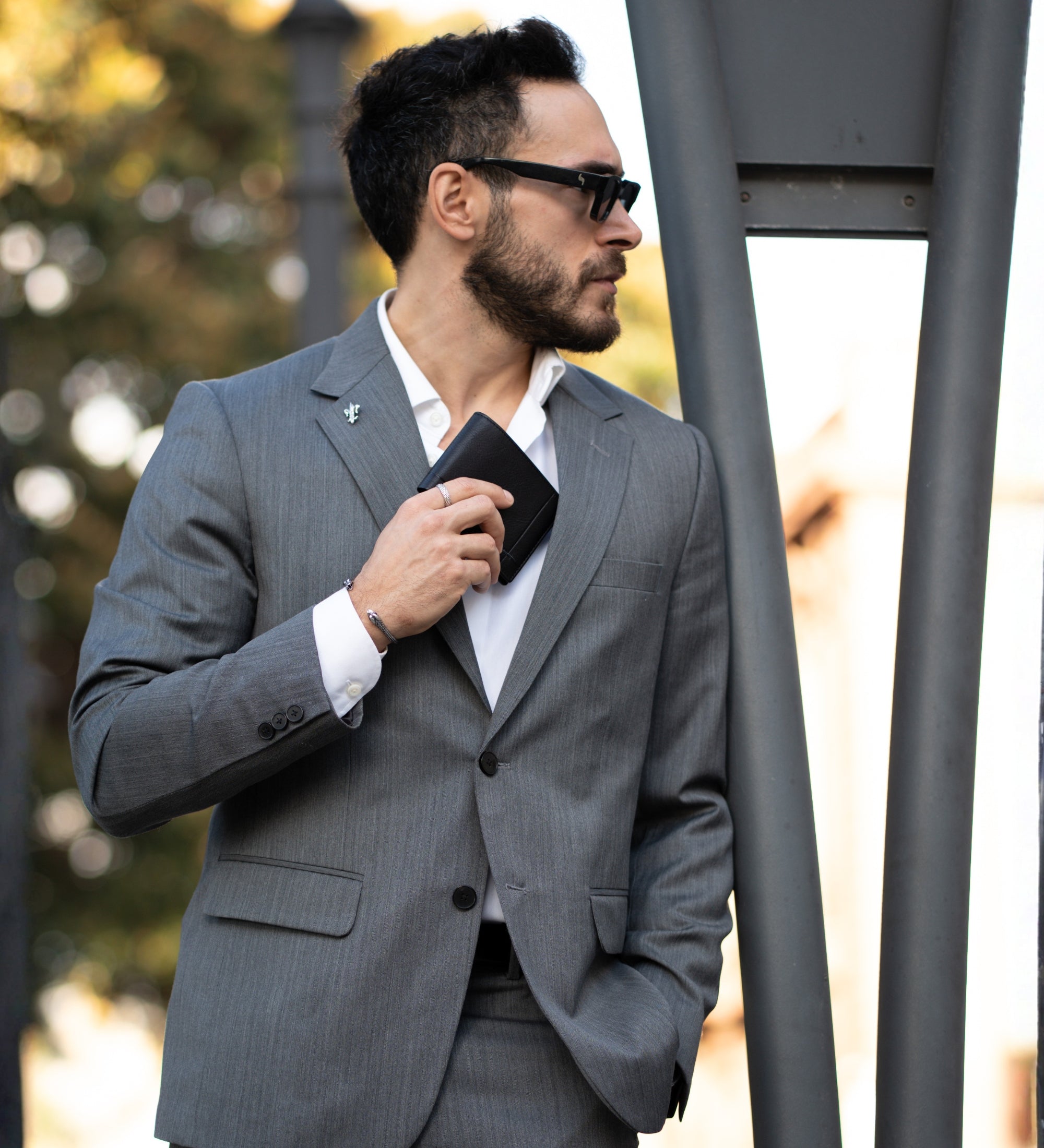 Dubbelvikt plånbok i läder – The Getaway