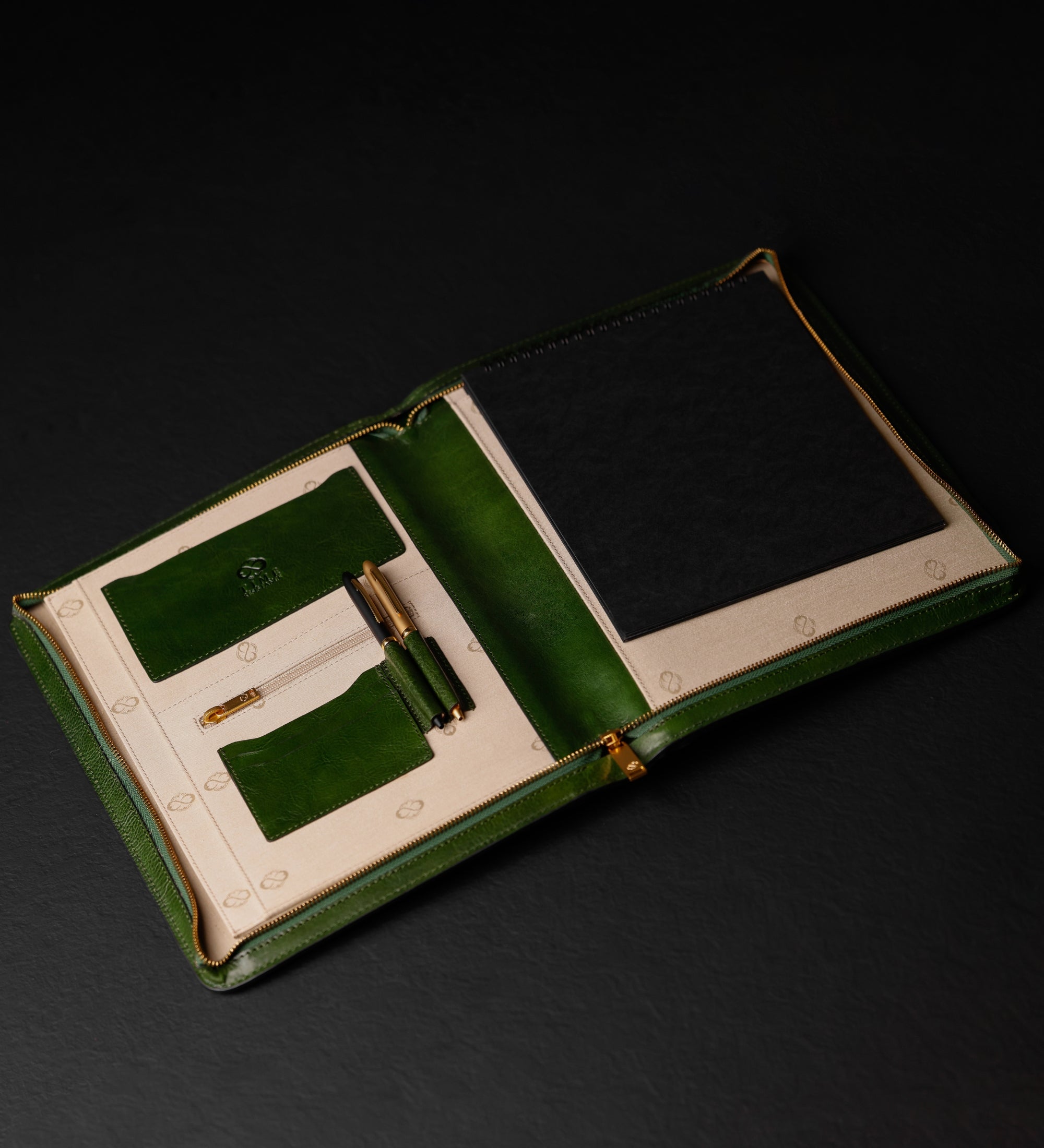 A4-dokumentmapp organisatör i läder – Candide