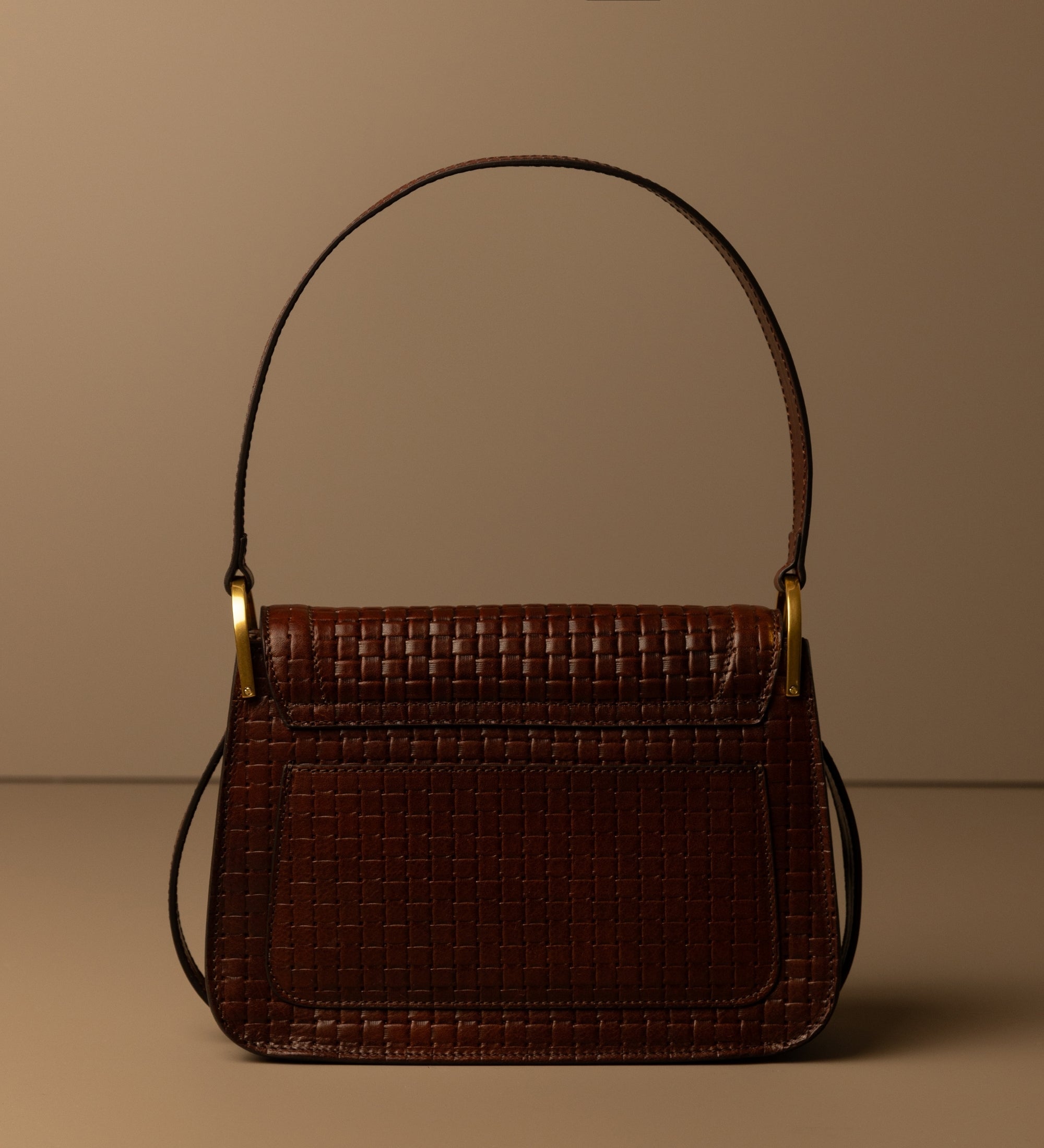 Läderväska med lock för dam - Possession