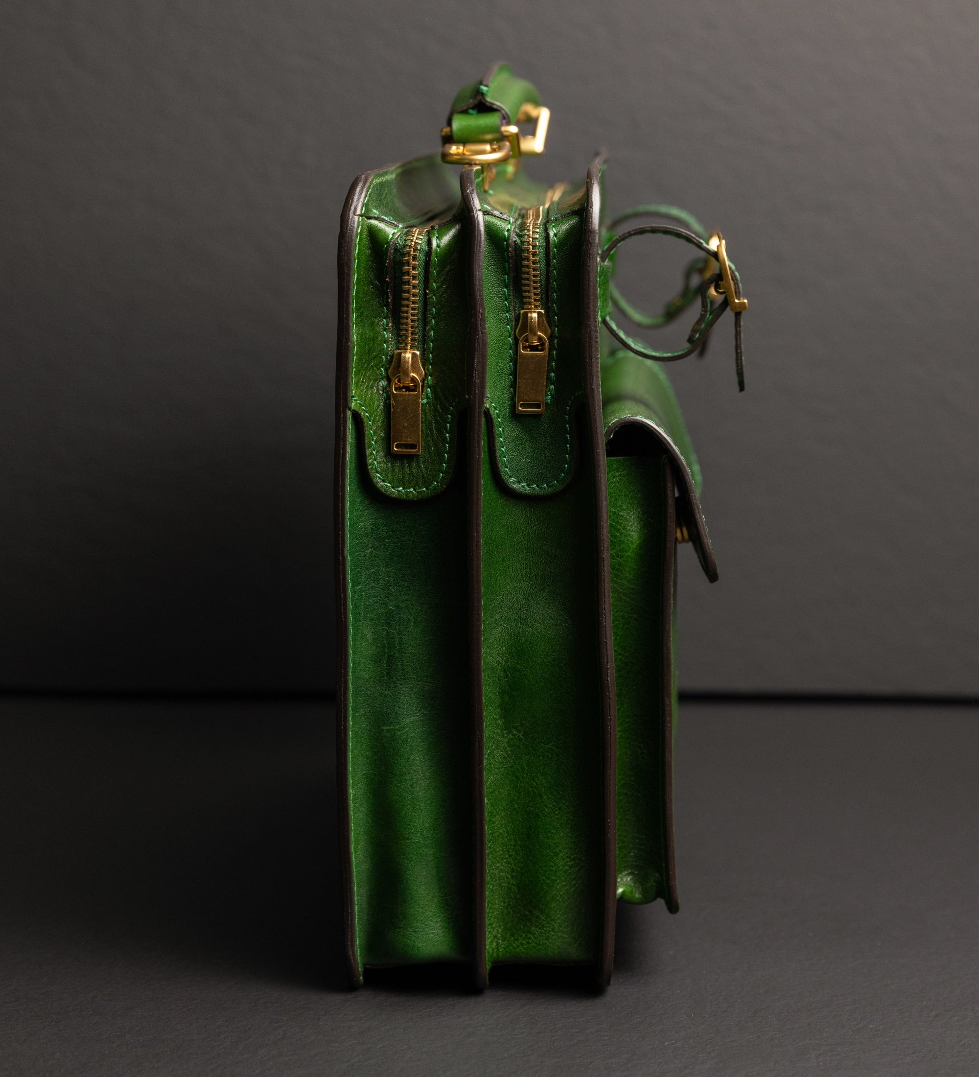 Läderväska i satchel-stil portfölj i läder – The Prophet