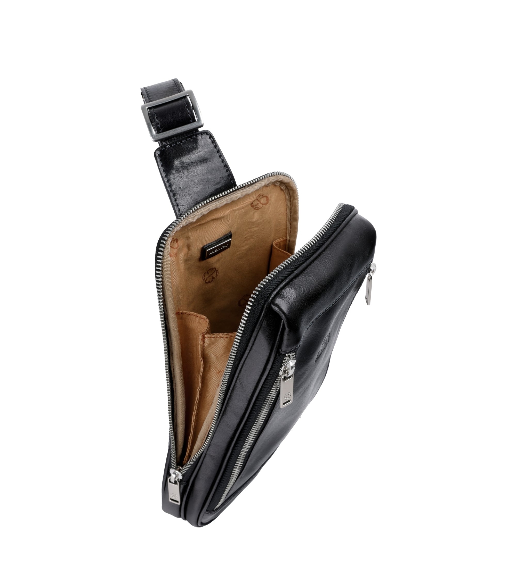 Slingväska i läder bröstväska i läder – Kim