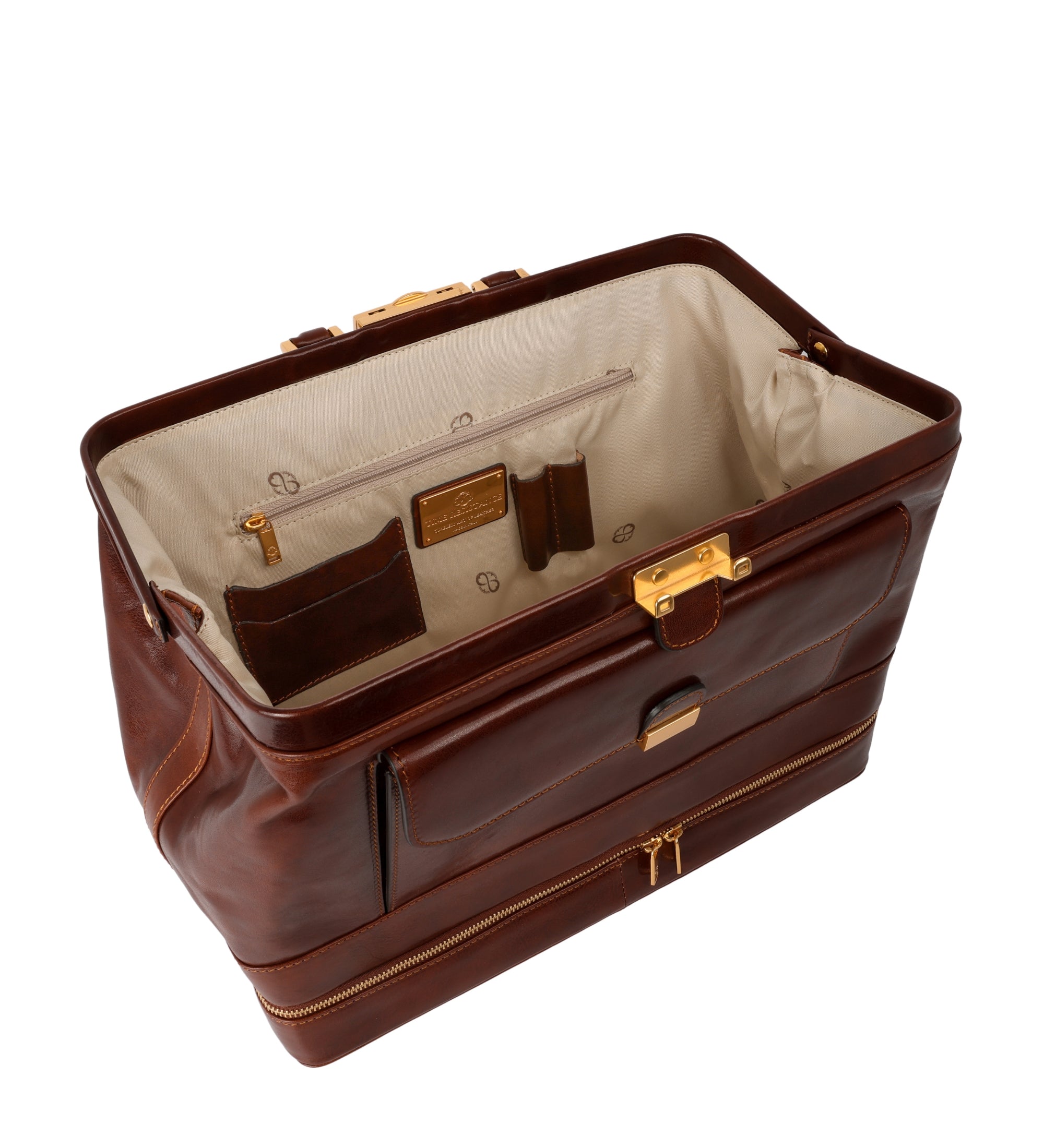 Stor doktorsväska av italienskt läder – The Master and Margarita