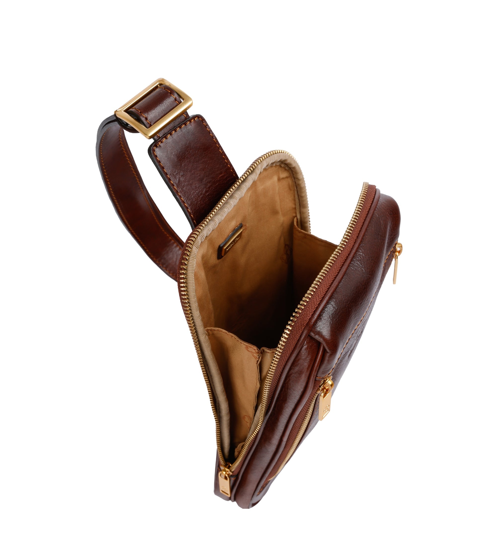 Slingväska i läder bröstväska i läder – Kim