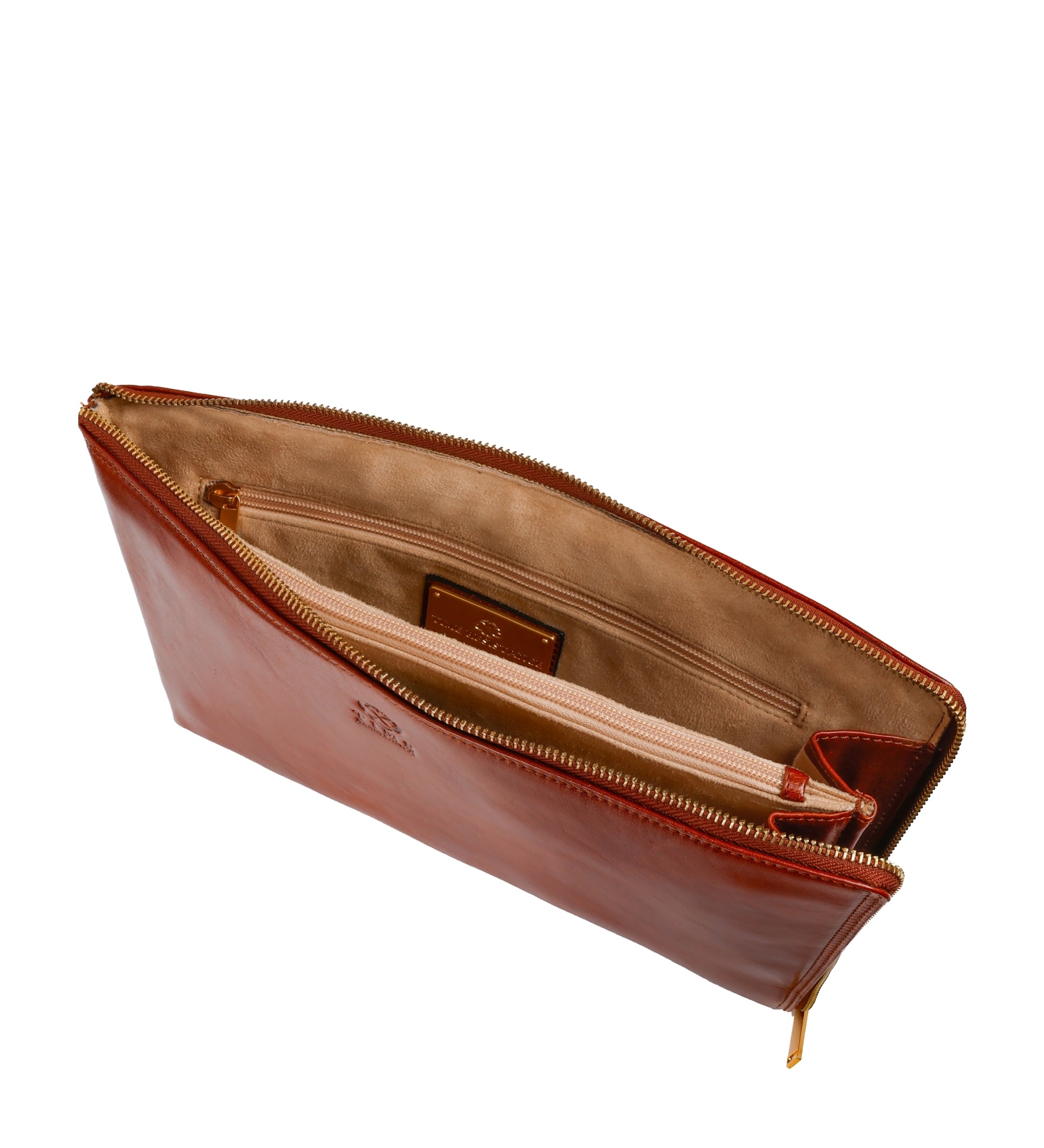 Stor clutchväska i läder för herr – The Brothers Karamazov