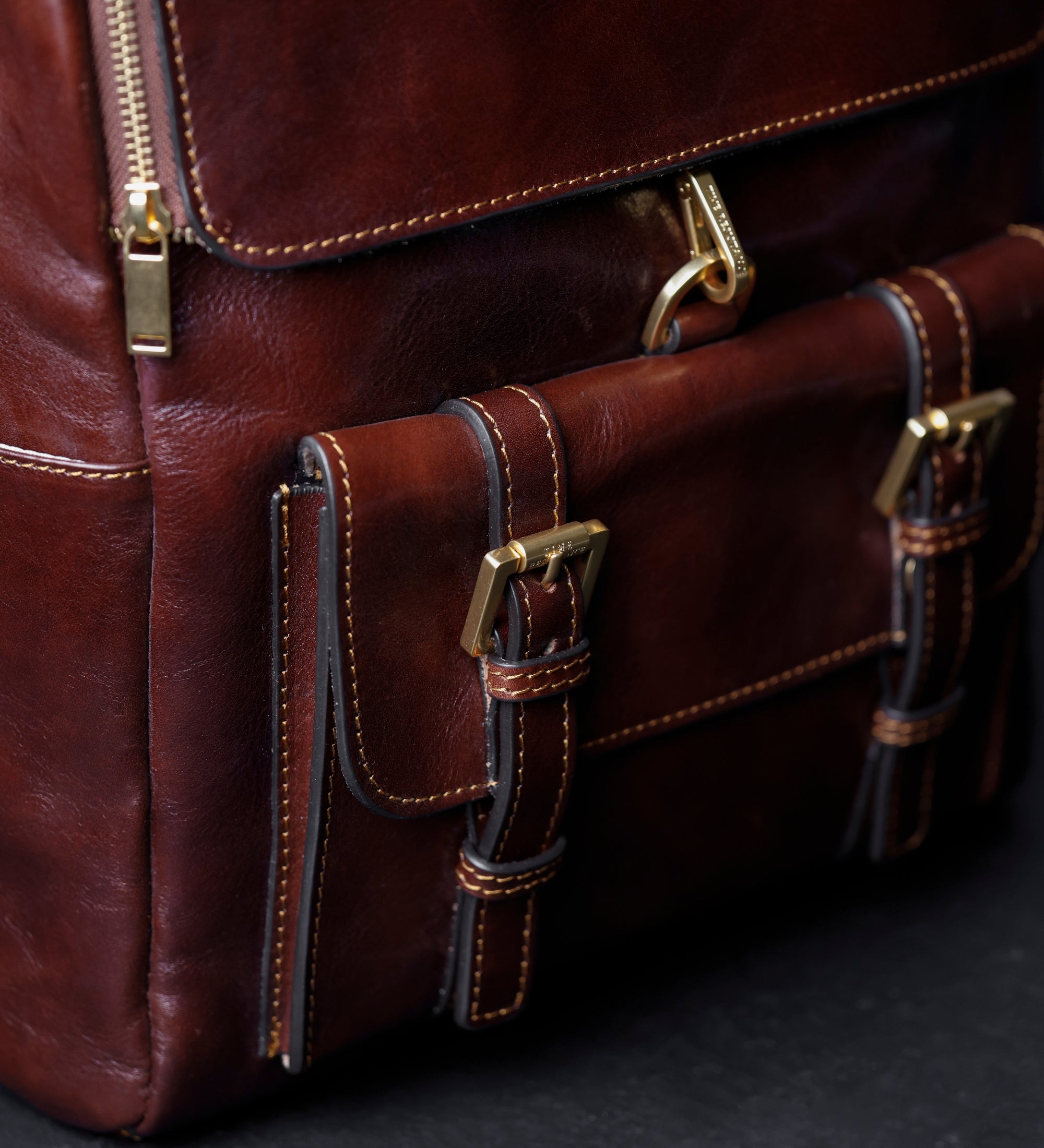 Stor ryggsäck i läder – The Odyssey