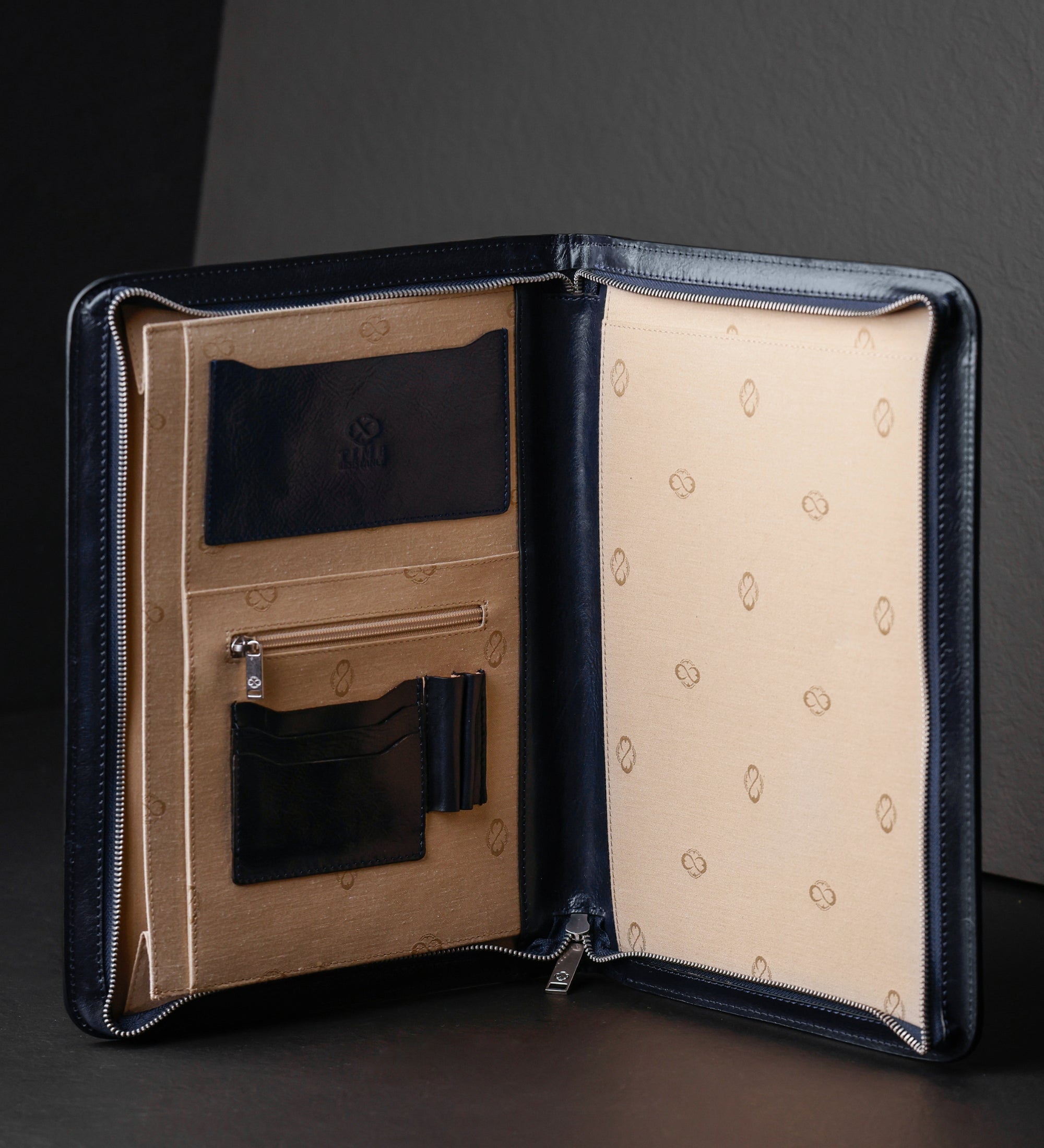 A4-dokumentmapp organisatör i läder – Candide