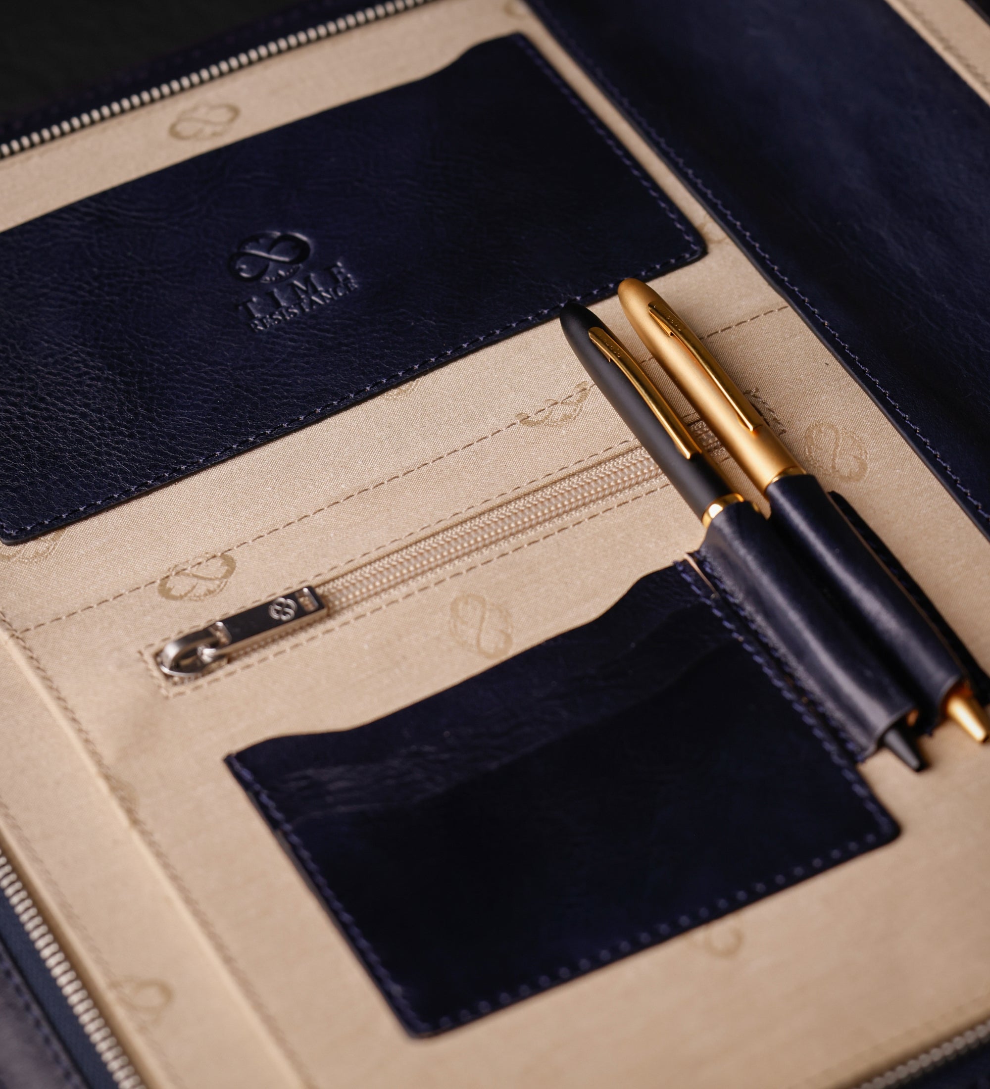 A4-dokumentmapp organisatör i läder – Candide