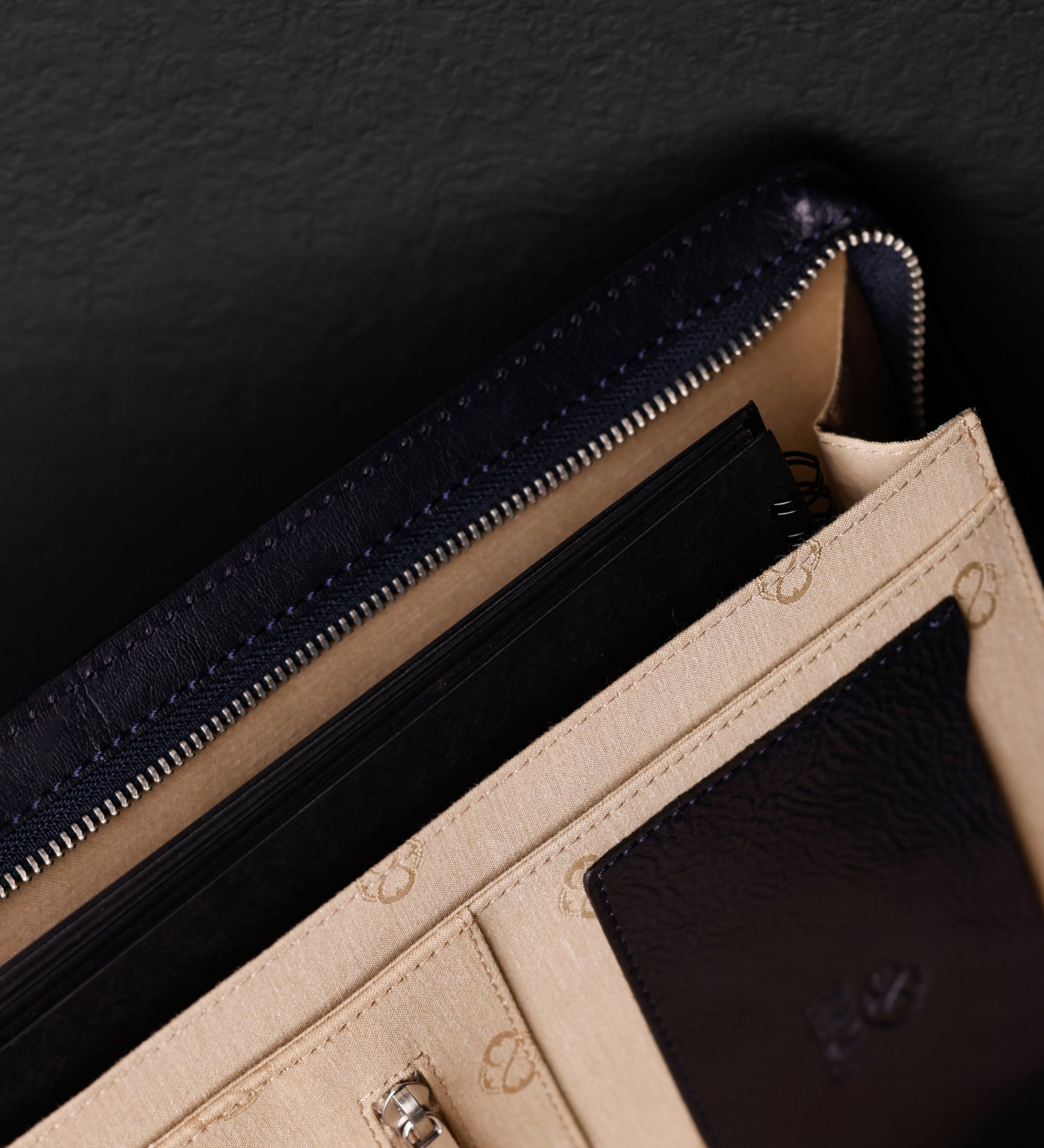 A4-dokumentmapp organisatör i läder – Candide