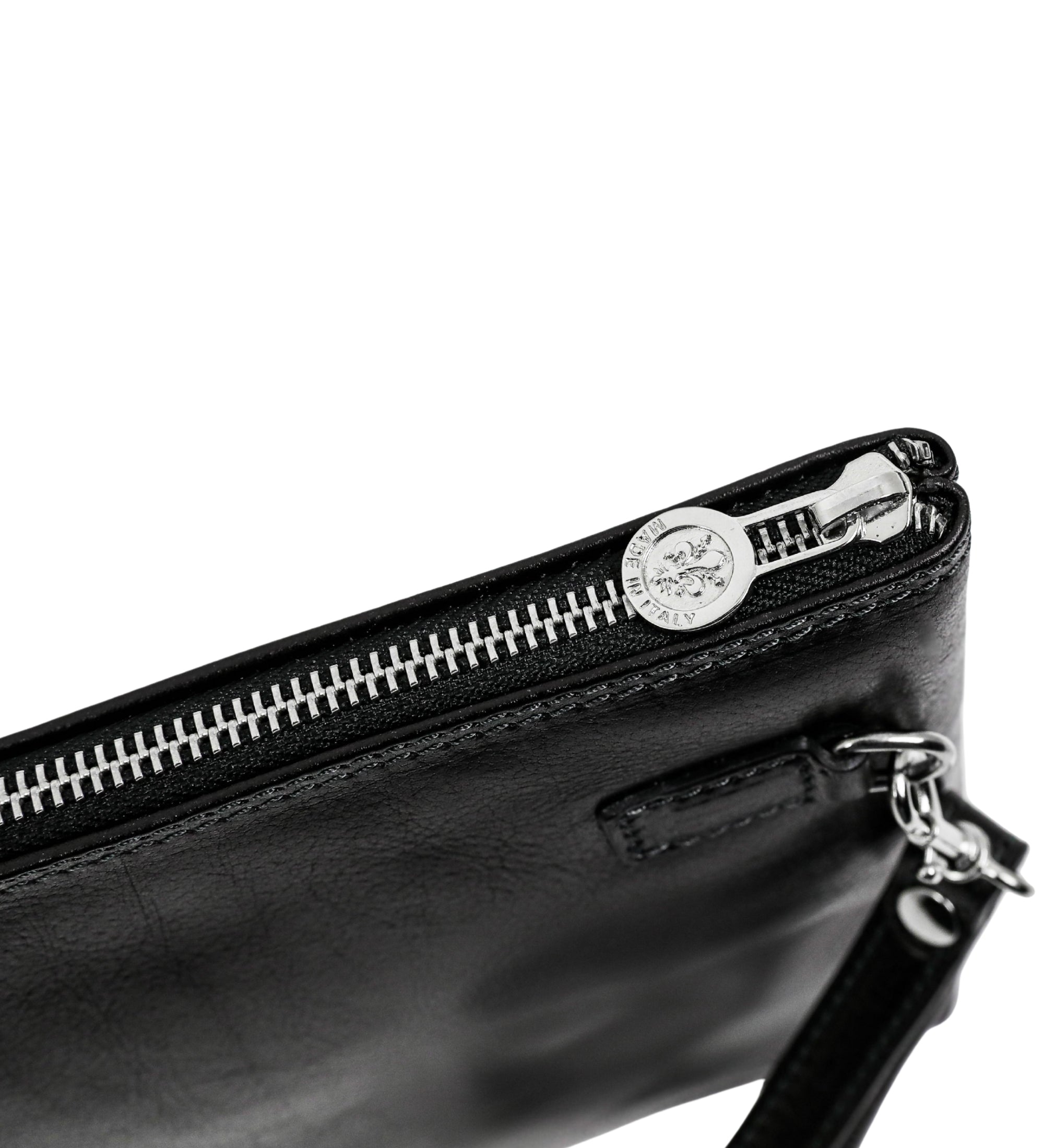 Large Leather Mens Clutch Purse - The Brothers Karamazov