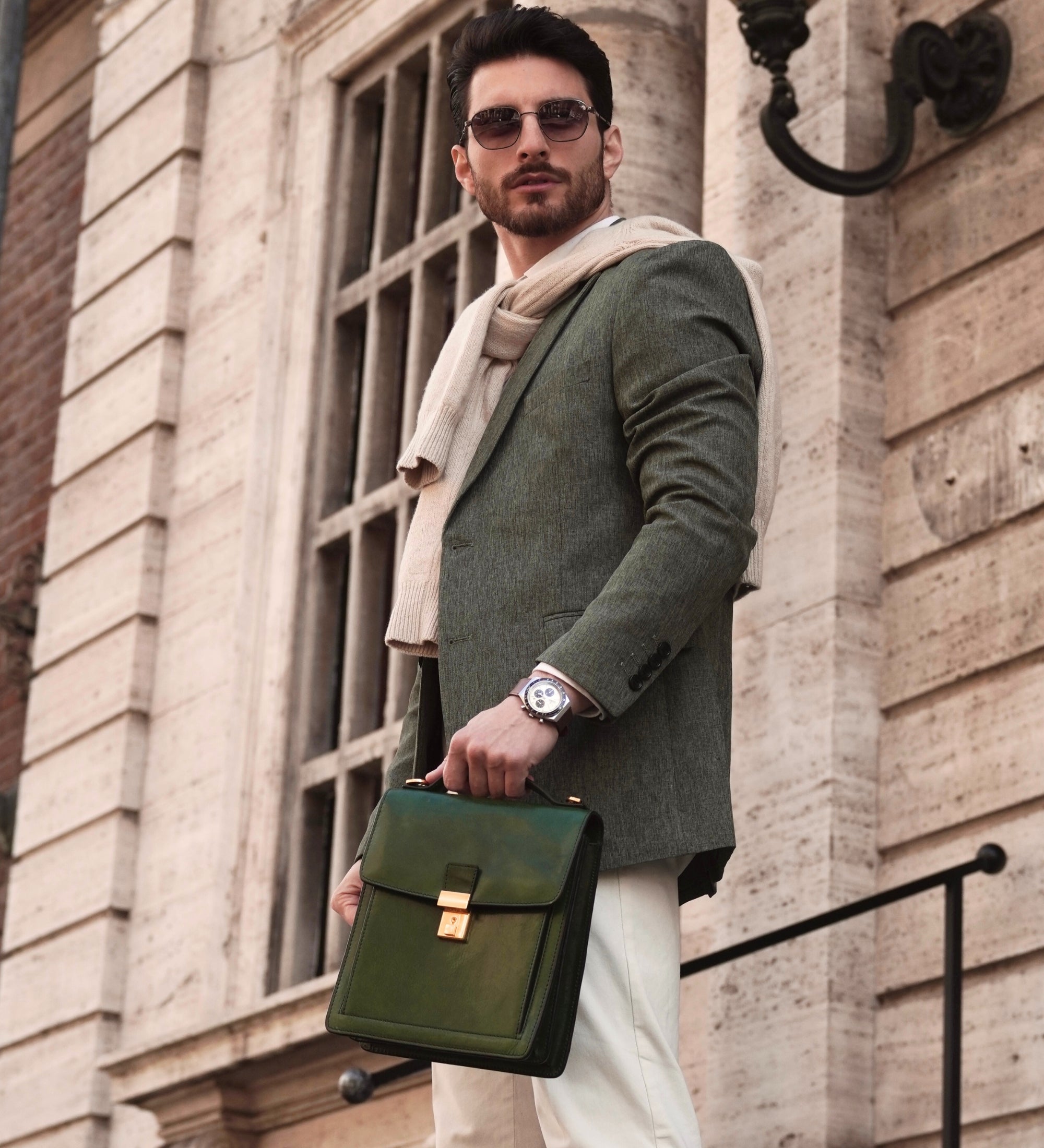 Liten portfölj i läder – Walden