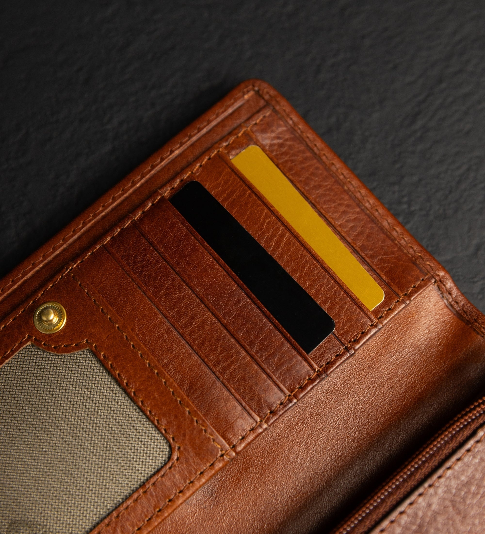 Dam Läder Continental Plånbok - Charade