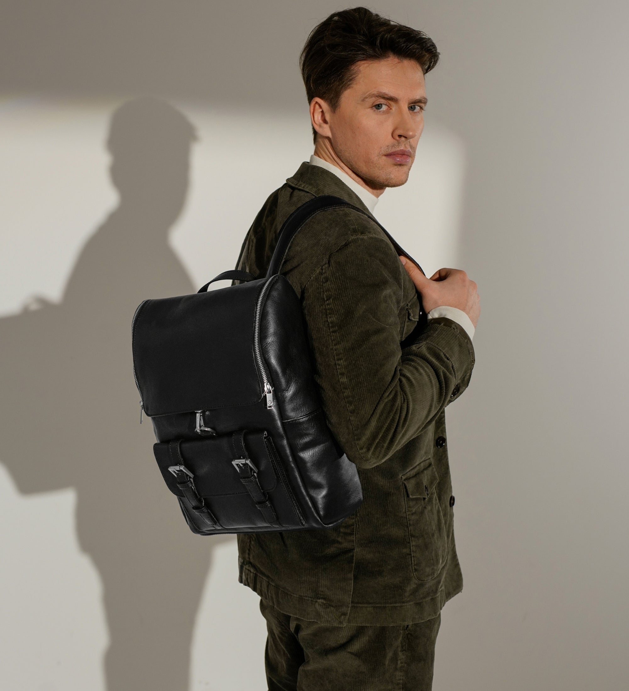 Stor ryggsäck i läder – The Odyssey